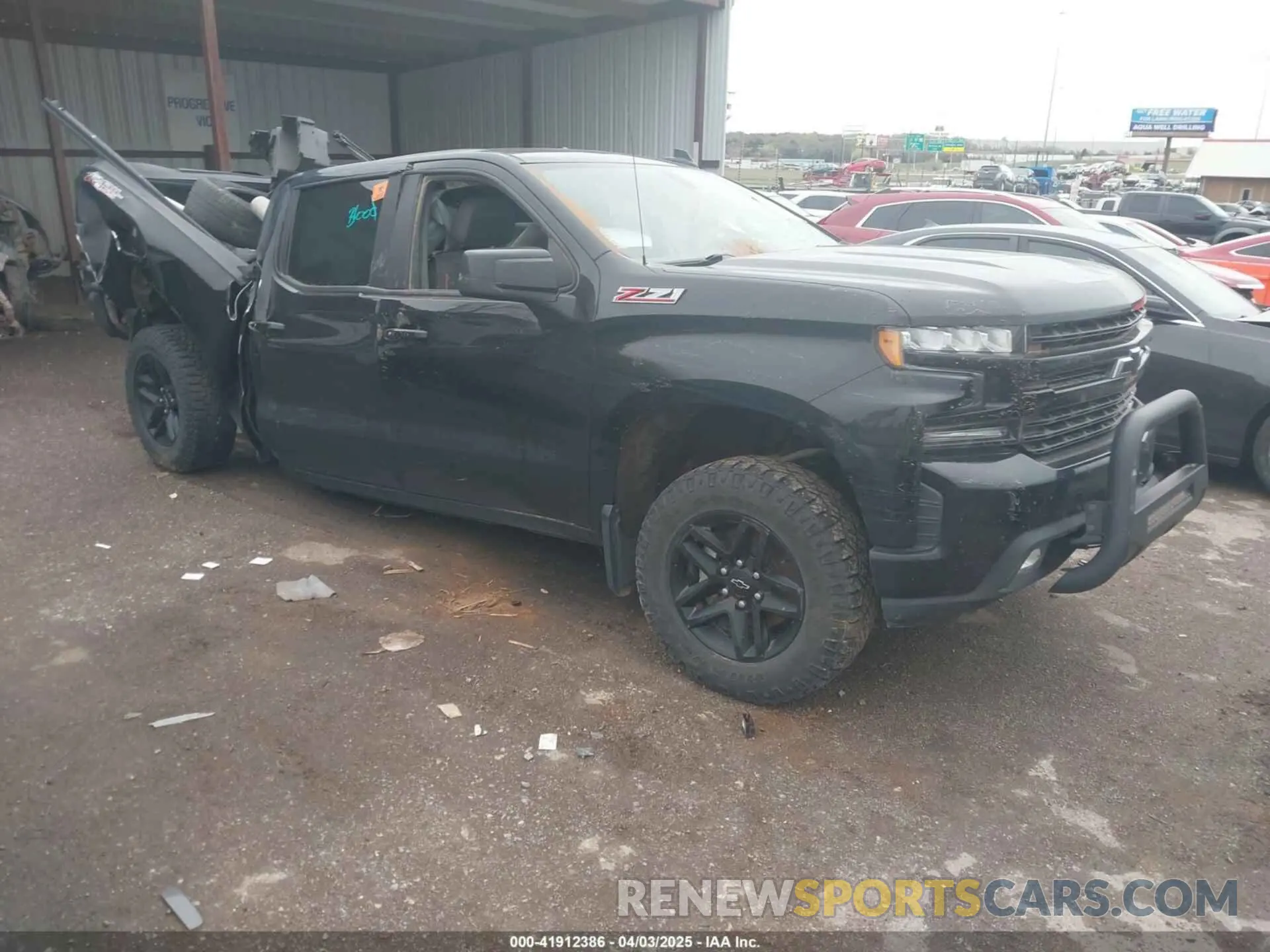 1 Photograph of a damaged car 3GCPYFED5KG218942 CHEVROLET SILVERADO 1500 2019