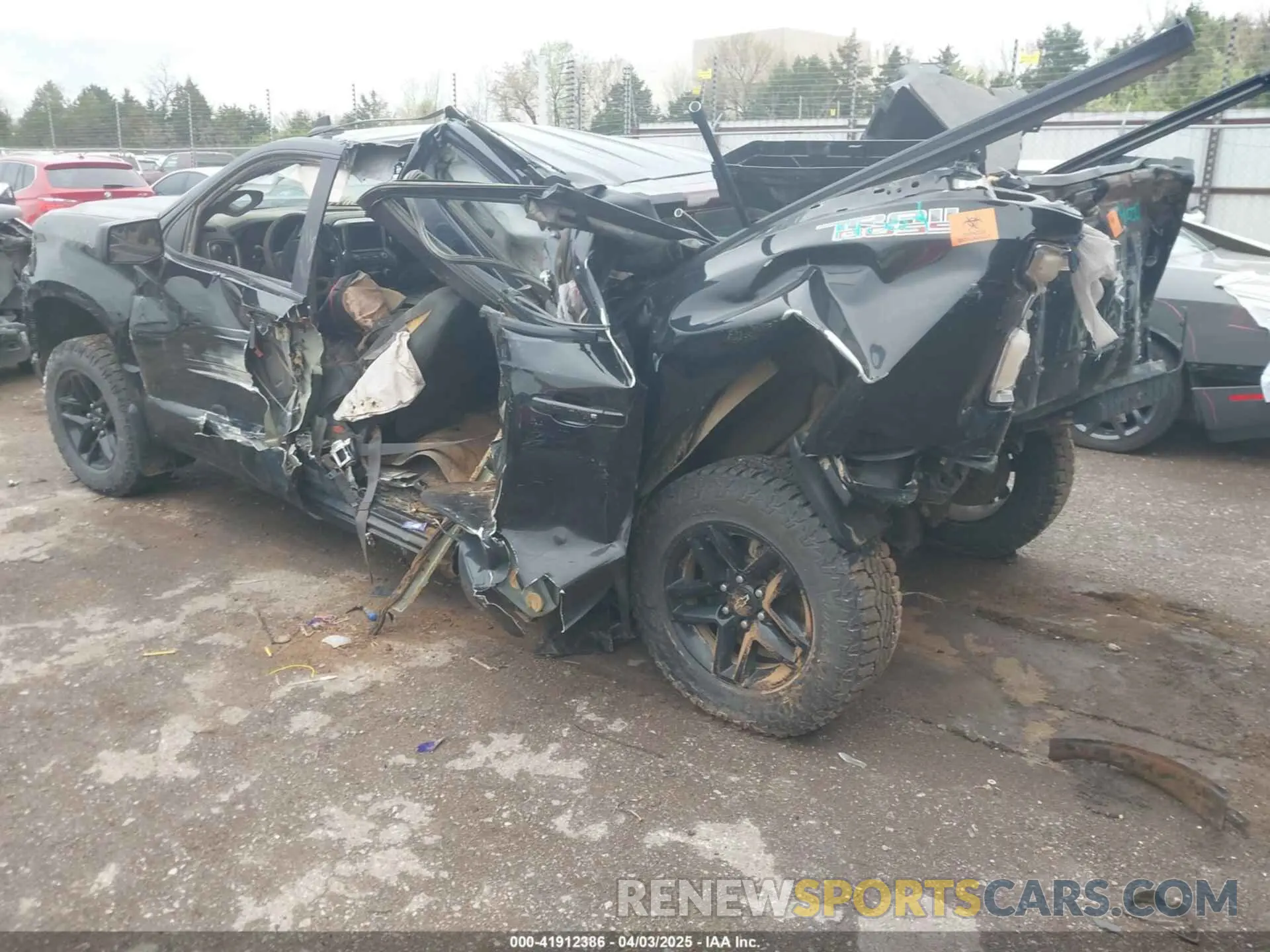 3 Photograph of a damaged car 3GCPYFED5KG218942 CHEVROLET SILVERADO 1500 2019