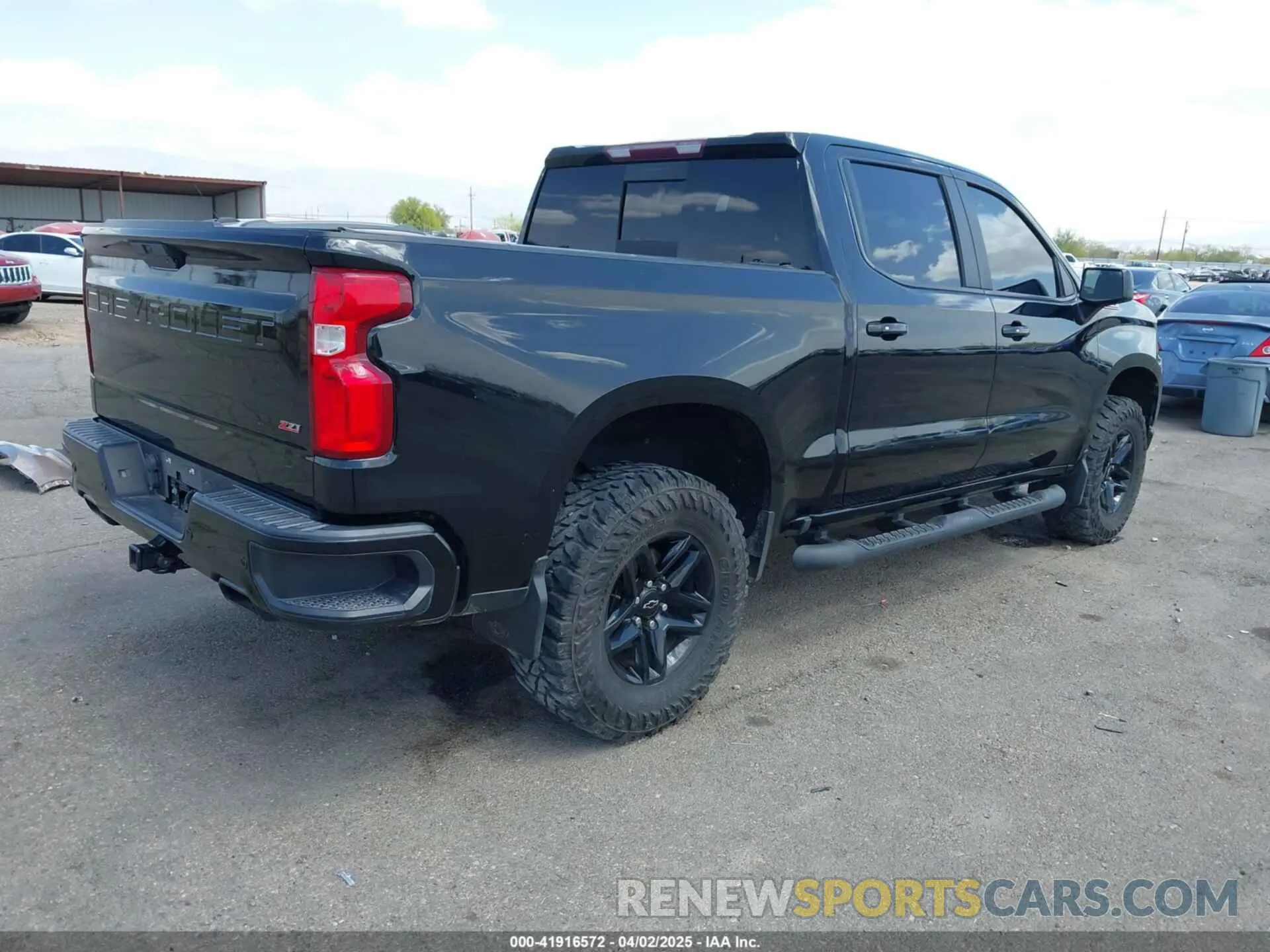 4 Photograph of a damaged car 3GCPYFED6KG174370 CHEVROLET SILVERADO 1500 2019