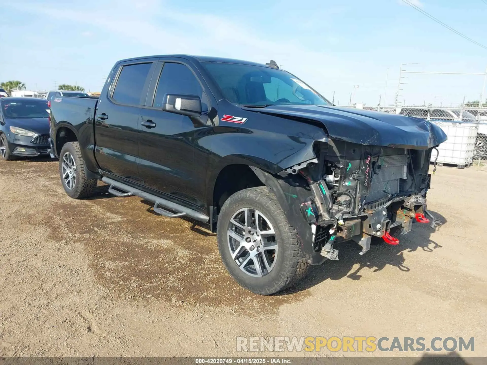 1 Photograph of a damaged car 3GCPYFED6KG202376 CHEVROLET SILVERADO 1500 2019