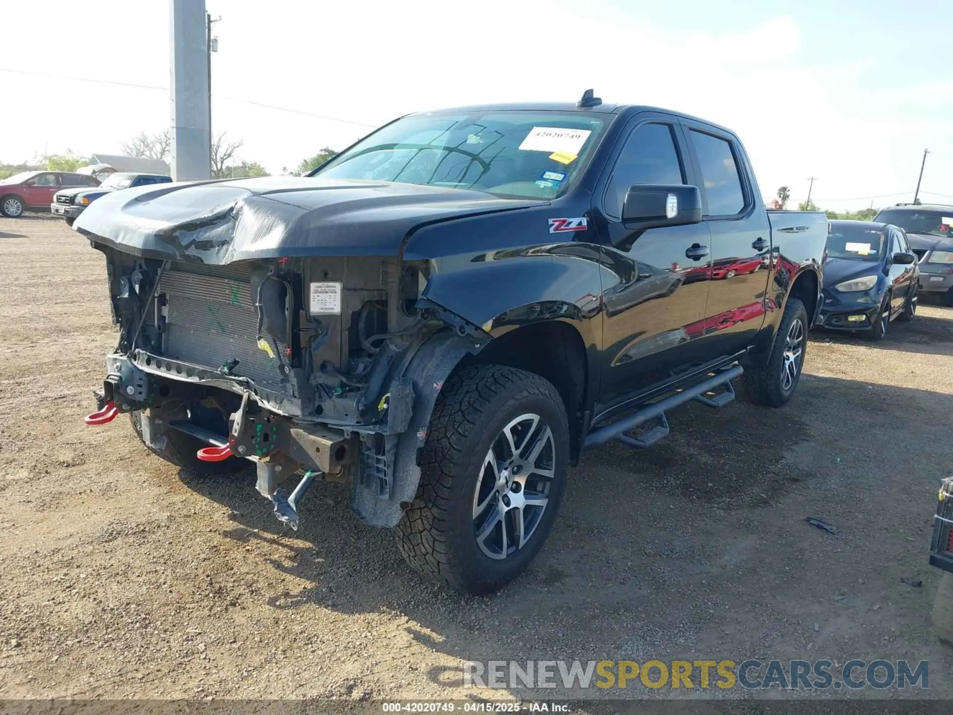 2 Photograph of a damaged car 3GCPYFED6KG202376 CHEVROLET SILVERADO 1500 2019
