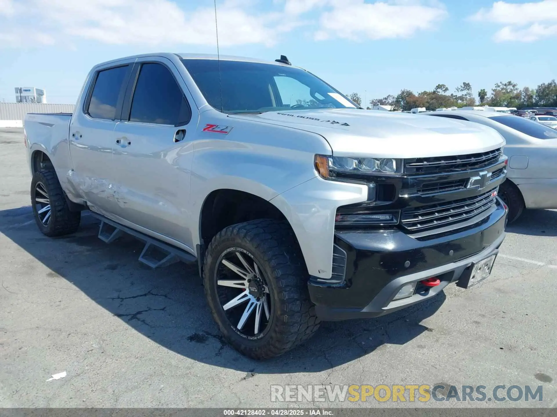 1 Photograph of a damaged car 3GCPYFED9KG117659 CHEVROLET SILVERADO 1500 2019