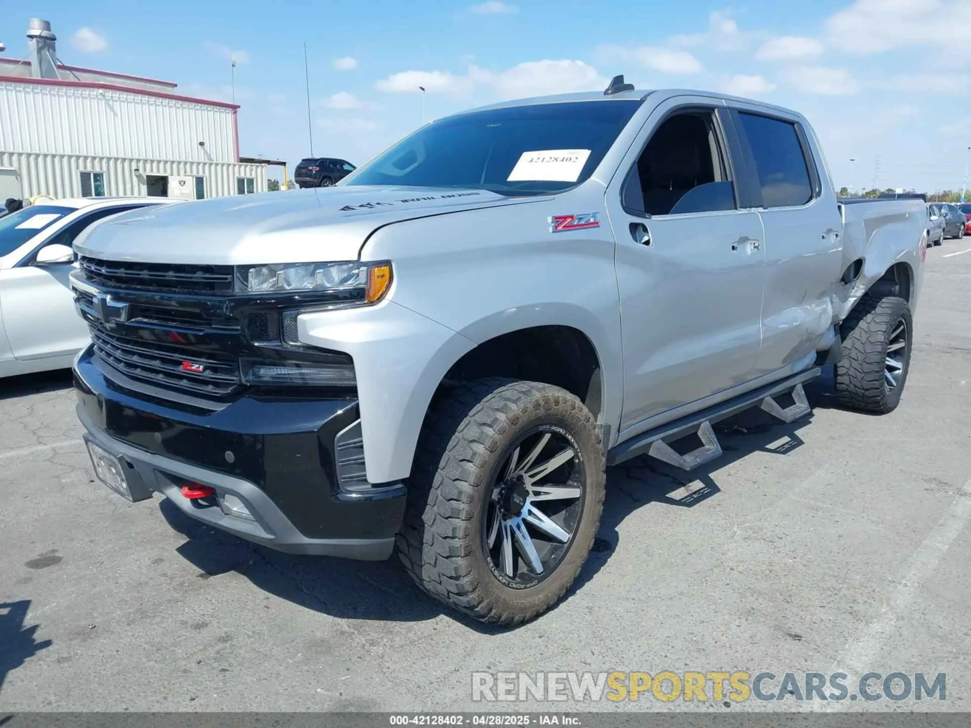 2 Photograph of a damaged car 3GCPYFED9KG117659 CHEVROLET SILVERADO 1500 2019