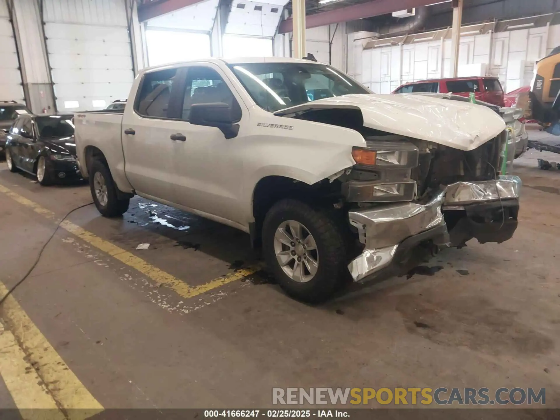 1 Photograph of a damaged car 3GCUYAEF3KG283635 CHEVROLET SILVERADO 1500 2019