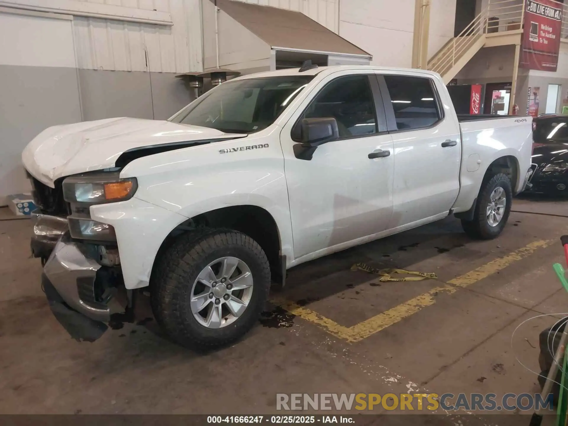 2 Photograph of a damaged car 3GCUYAEF3KG283635 CHEVROLET SILVERADO 1500 2019