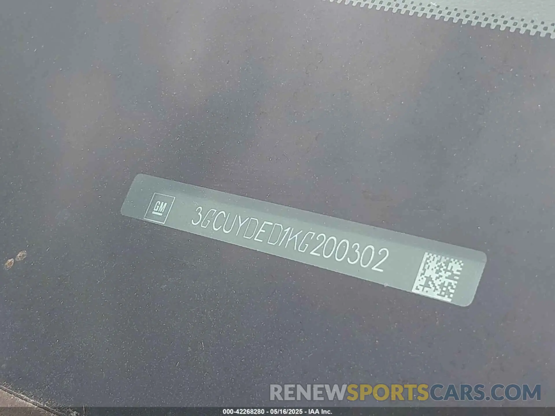 17 Photograph of a damaged car 3GCUYDED1KG200302 CHEVROLET SILVERADO 1500 2019