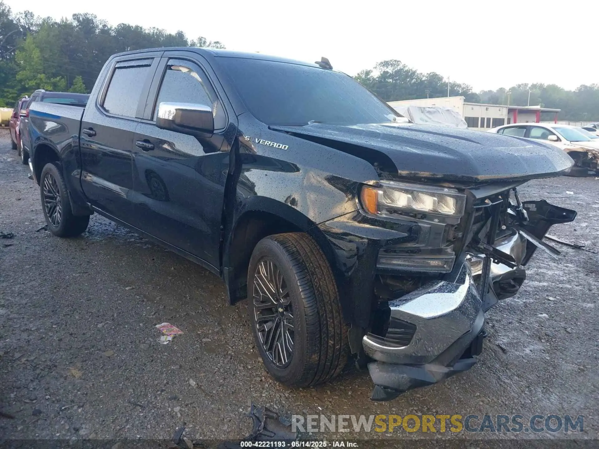 1 Photograph of a damaged car 3GCUYDED2KG145942 CHEVROLET SILVERADO 1500 2019