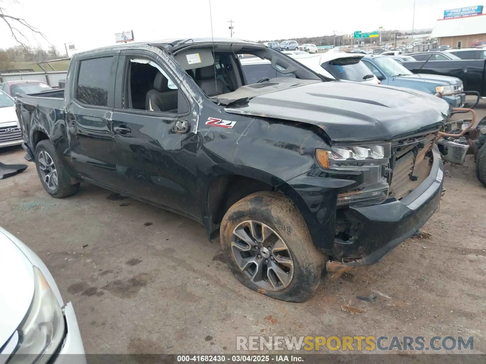 1 Photograph of a damaged car 3GCUYEED9KG101409 CHEVROLET SILVERADO 1500 2019