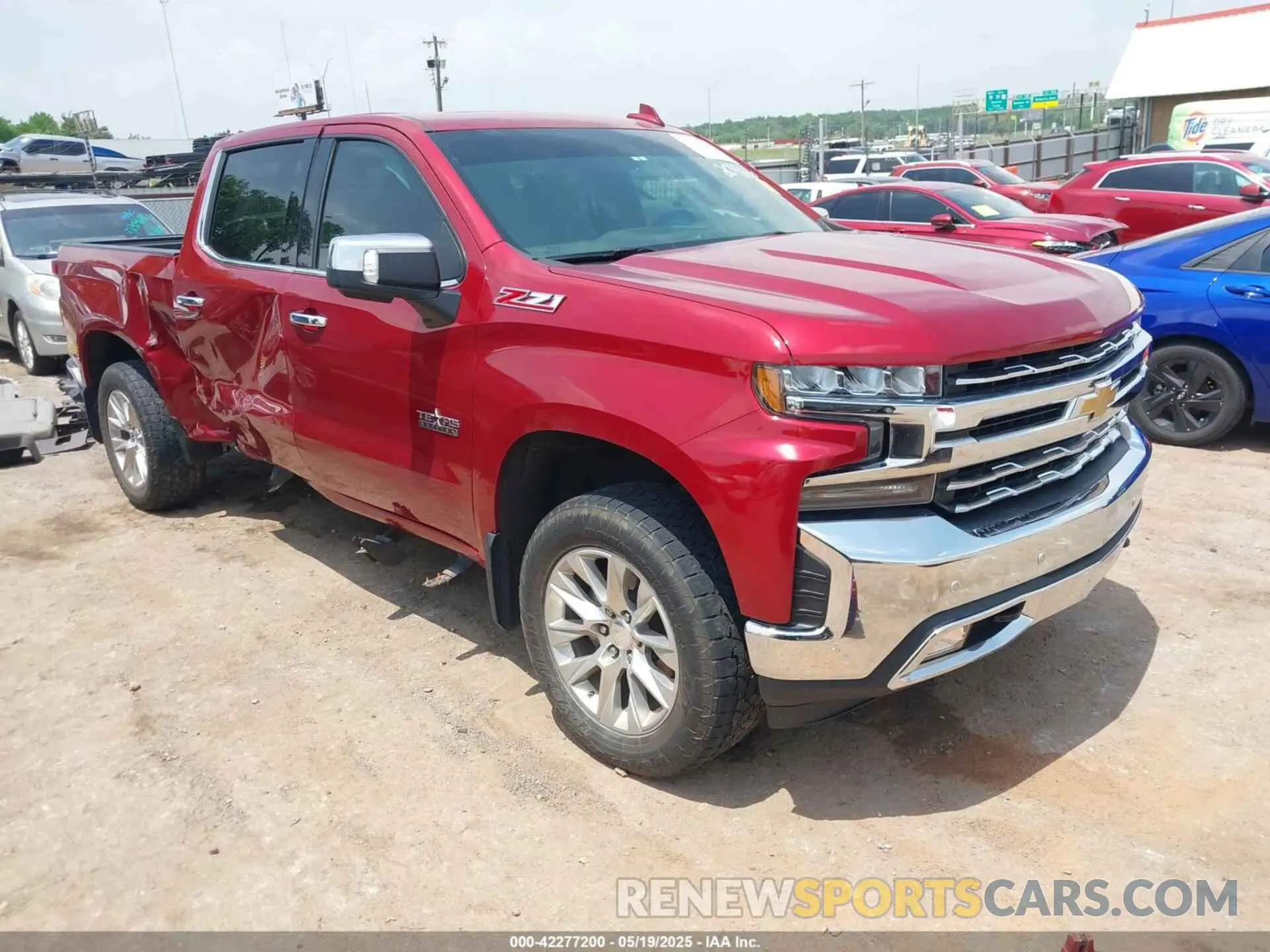 1 Photograph of a damaged car 3GCUYGED6KG201866 CHEVROLET SILVERADO 1500 2019
