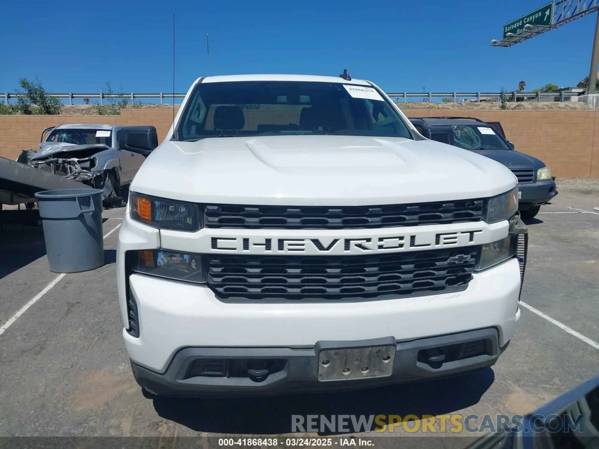 12 Photograph of a damaged car 1GCPWBEH1LZ296153 CHEVROLET SILVERADO 1500 2020