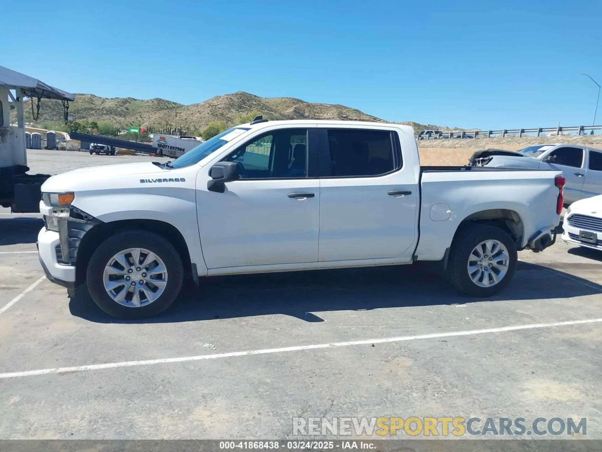 14 Photograph of a damaged car 1GCPWBEH1LZ296153 CHEVROLET SILVERADO 1500 2020