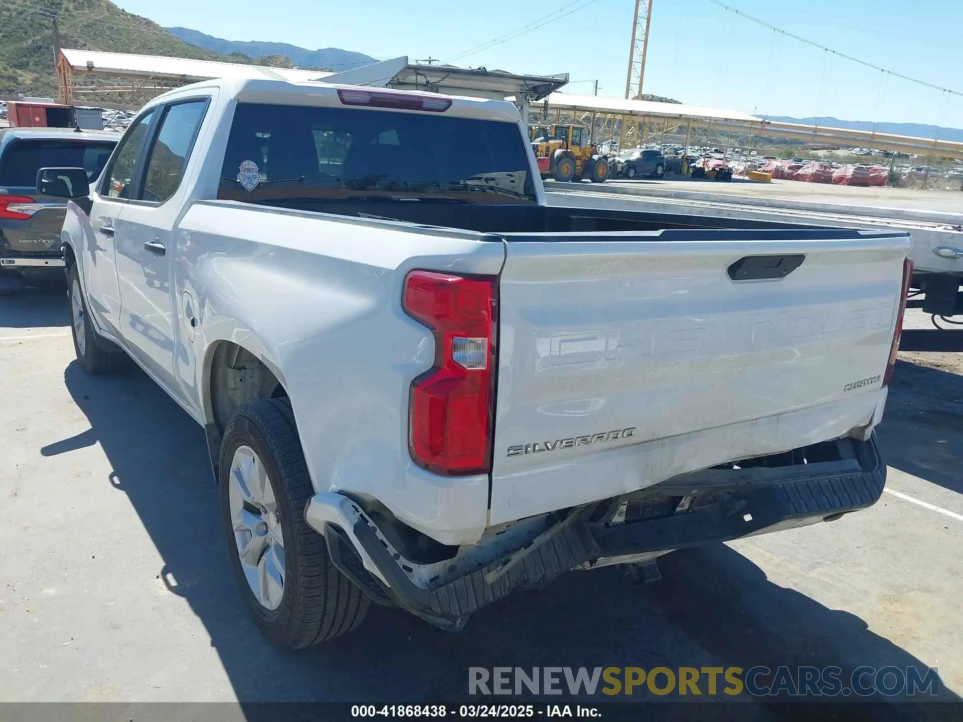 3 Photograph of a damaged car 1GCPWBEH1LZ296153 CHEVROLET SILVERADO 1500 2020