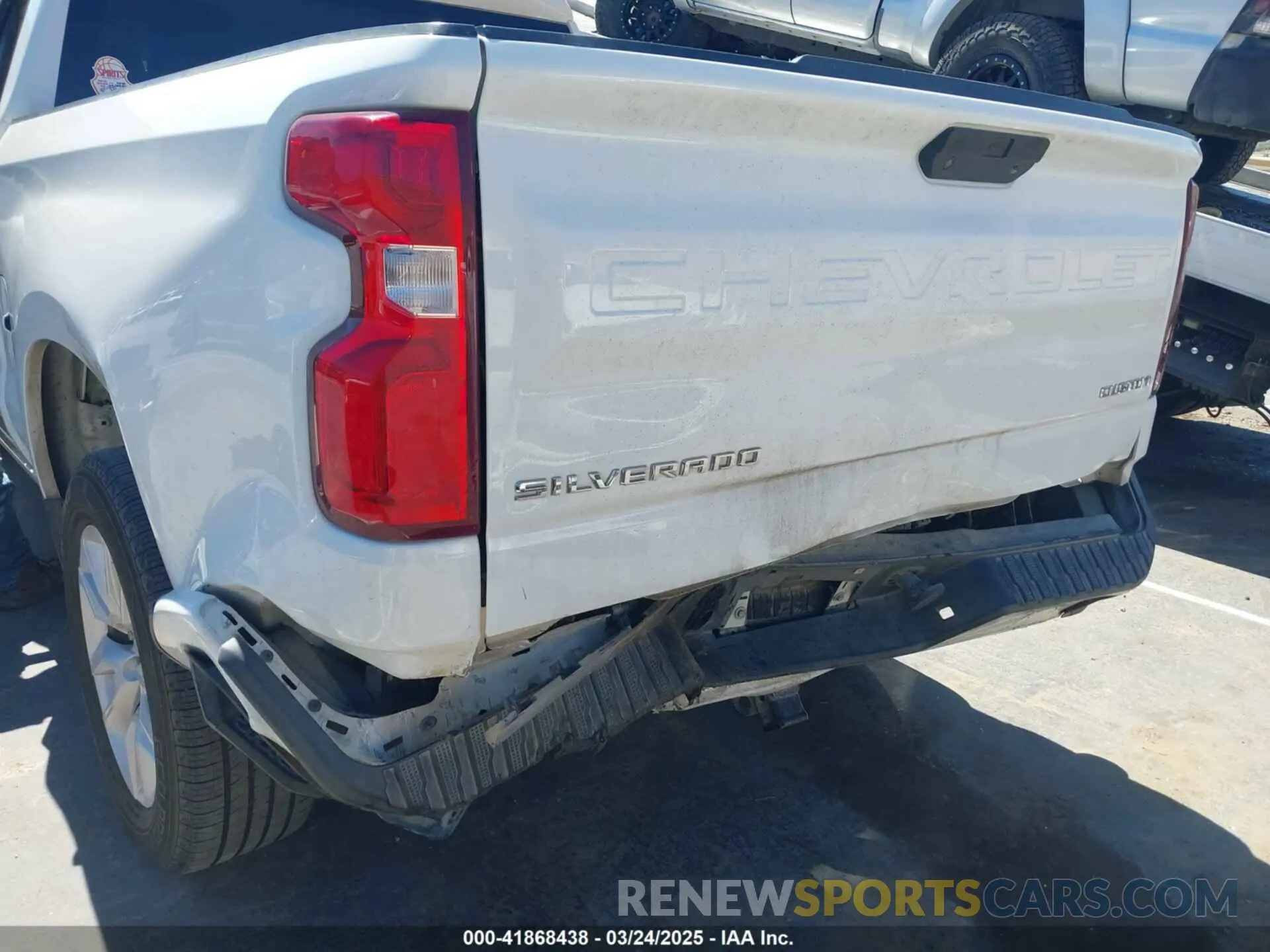 6 Photograph of a damaged car 1GCPWBEH1LZ296153 CHEVROLET SILVERADO 1500 2020
