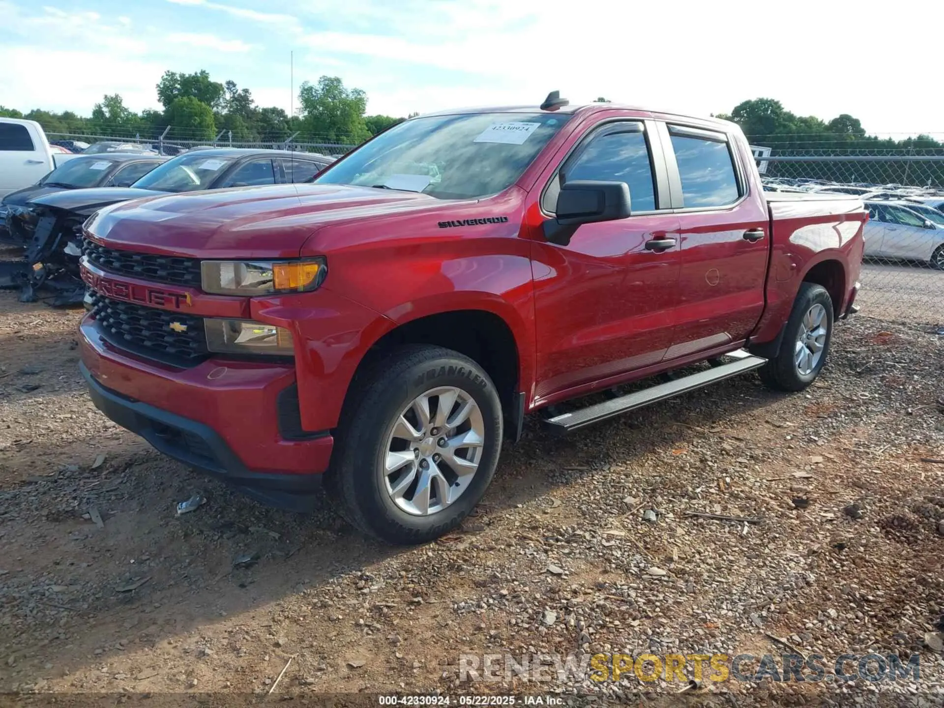 2 Photograph of a damaged car 1GCPWBEH2LZ125962 CHEVROLET SILVERADO 1500 2020