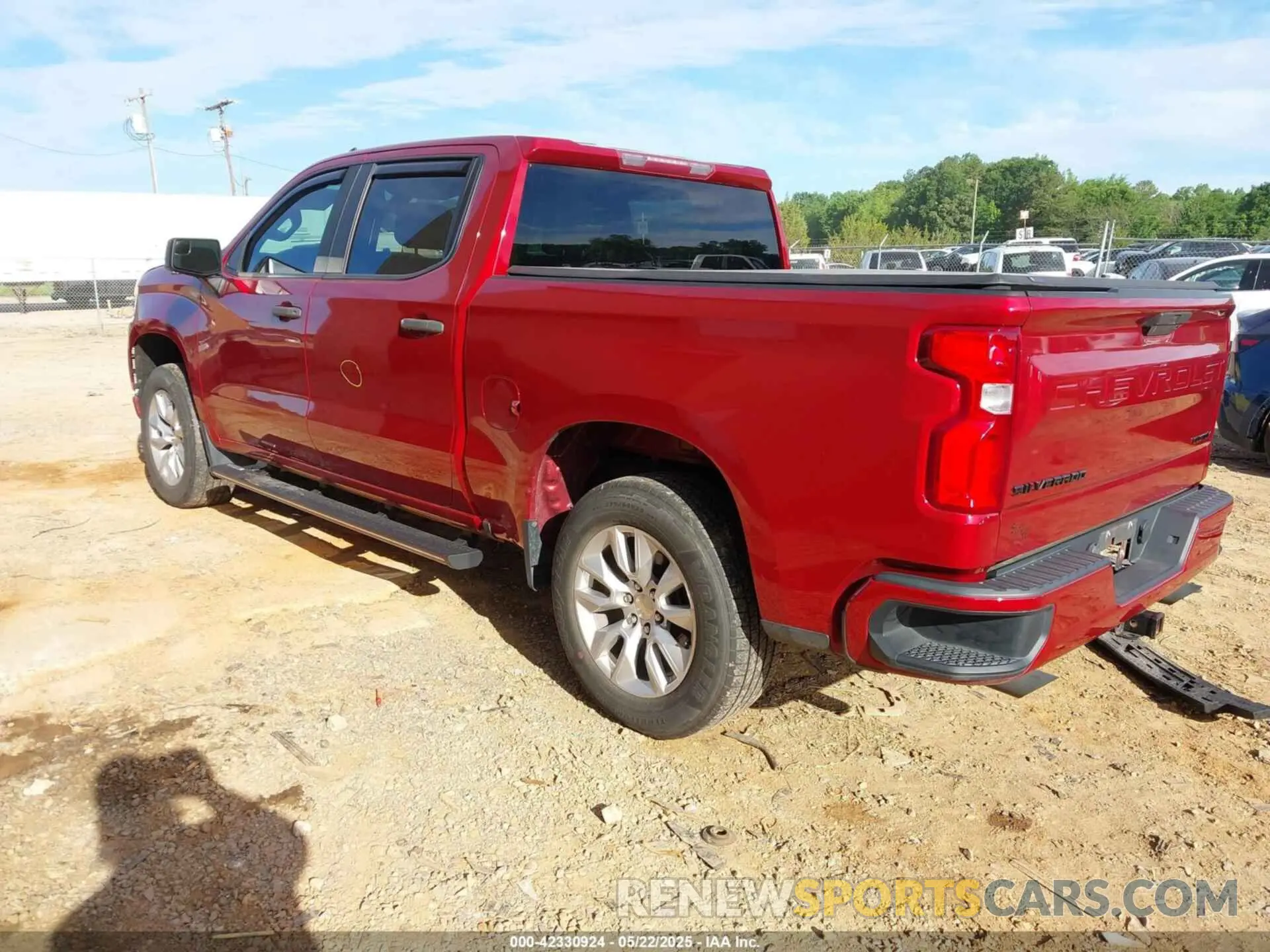 3 Photograph of a damaged car 1GCPWBEH2LZ125962 CHEVROLET SILVERADO 1500 2020