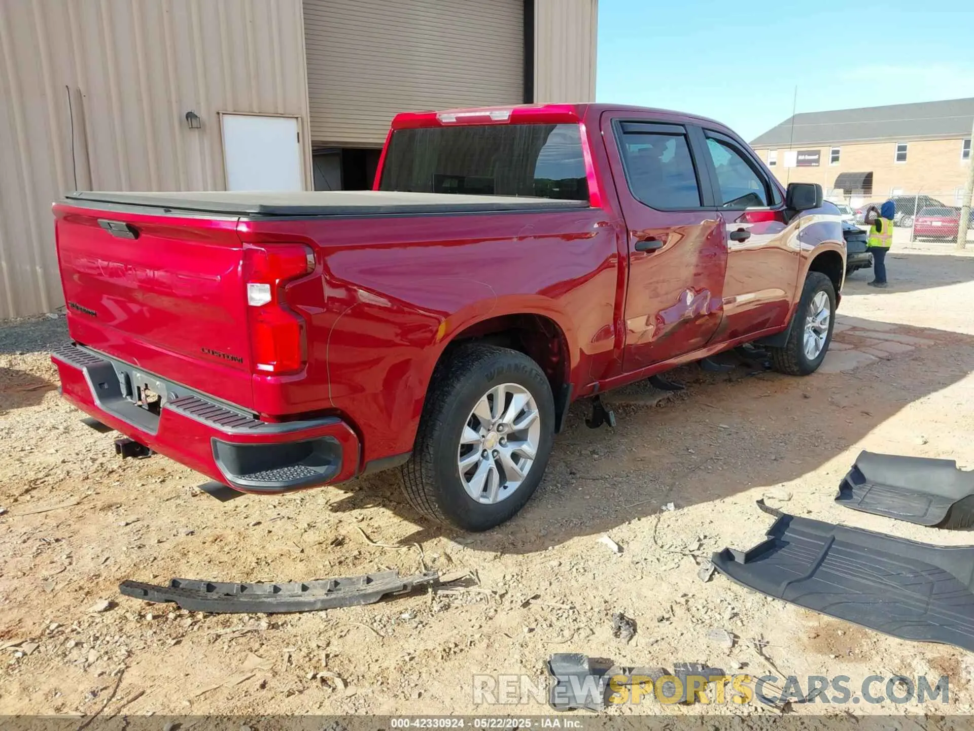 4 Photograph of a damaged car 1GCPWBEH2LZ125962 CHEVROLET SILVERADO 1500 2020