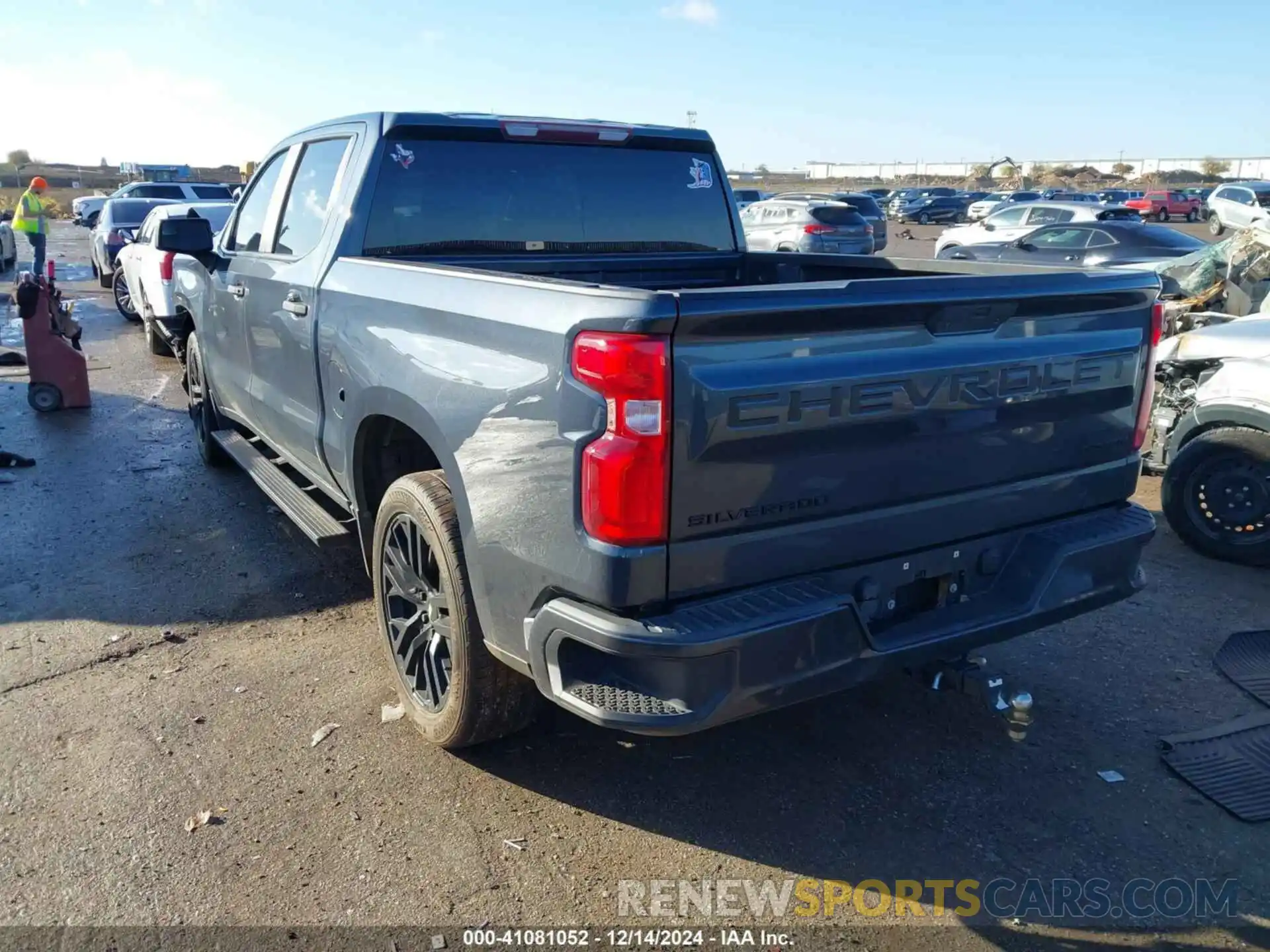 3 Photograph of a damaged car 1GCPWBEH4LZ351887 CHEVROLET SILVERADO 1500 2020