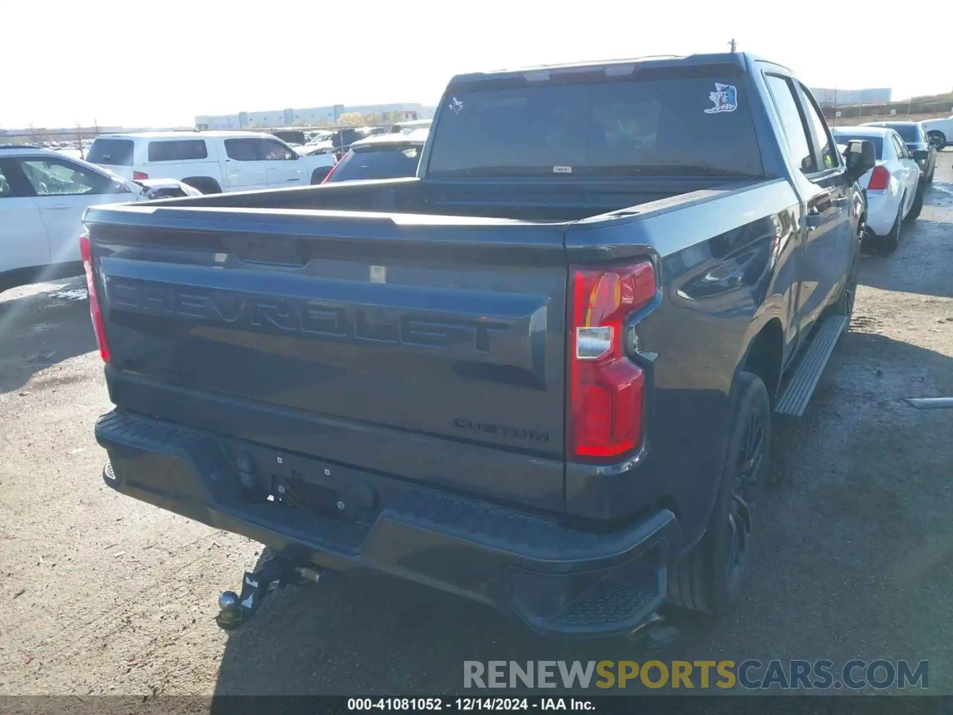 4 Photograph of a damaged car 1GCPWBEH4LZ351887 CHEVROLET SILVERADO 1500 2020