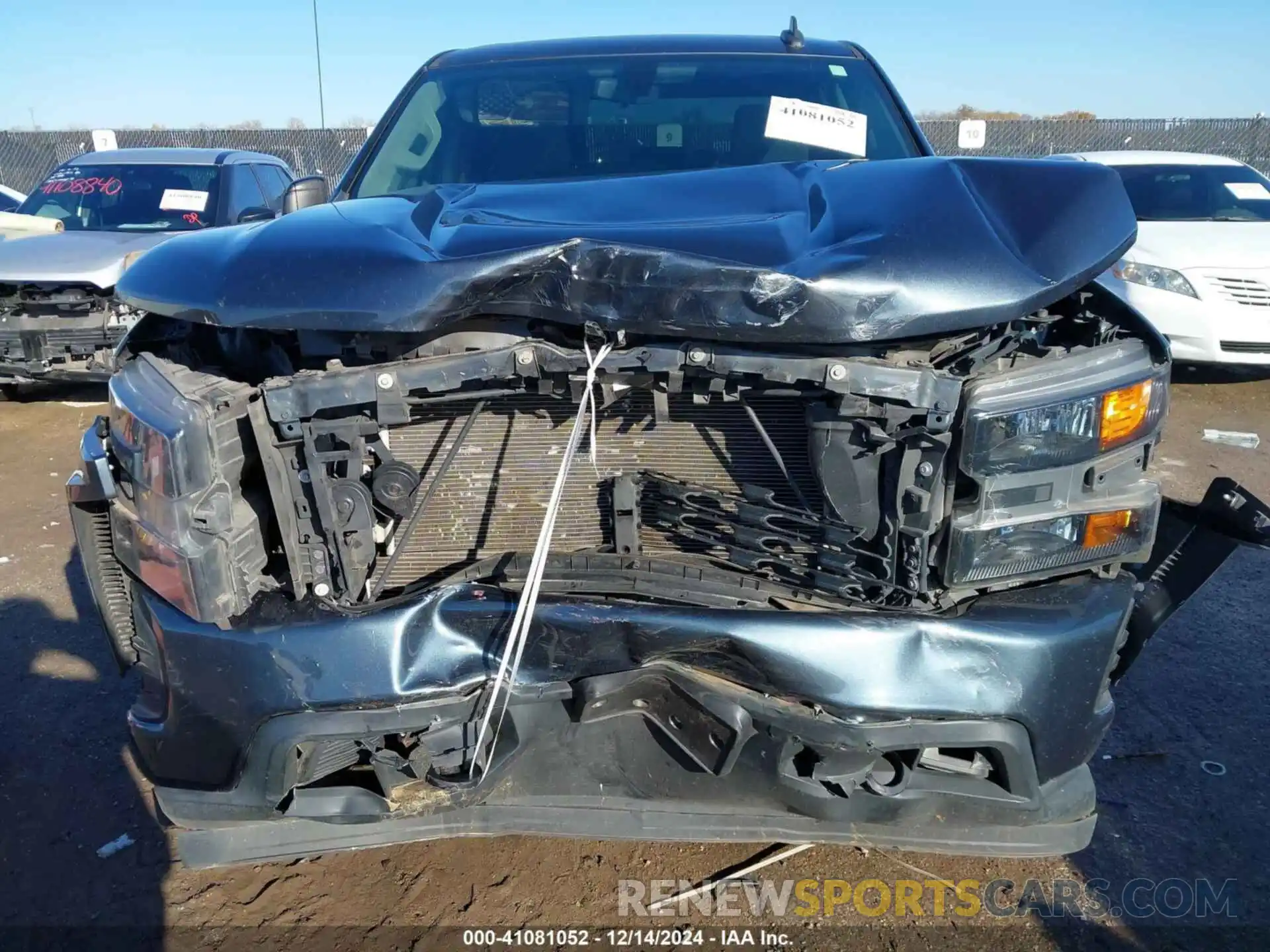 6 Photograph of a damaged car 1GCPWBEH4LZ351887 CHEVROLET SILVERADO 1500 2020