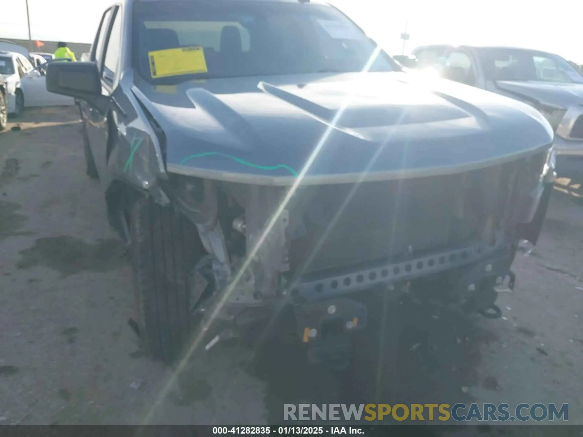 1 Photograph of a damaged car 1GCPWBEHXLZ183253 CHEVROLET SILVERADO 1500 2020