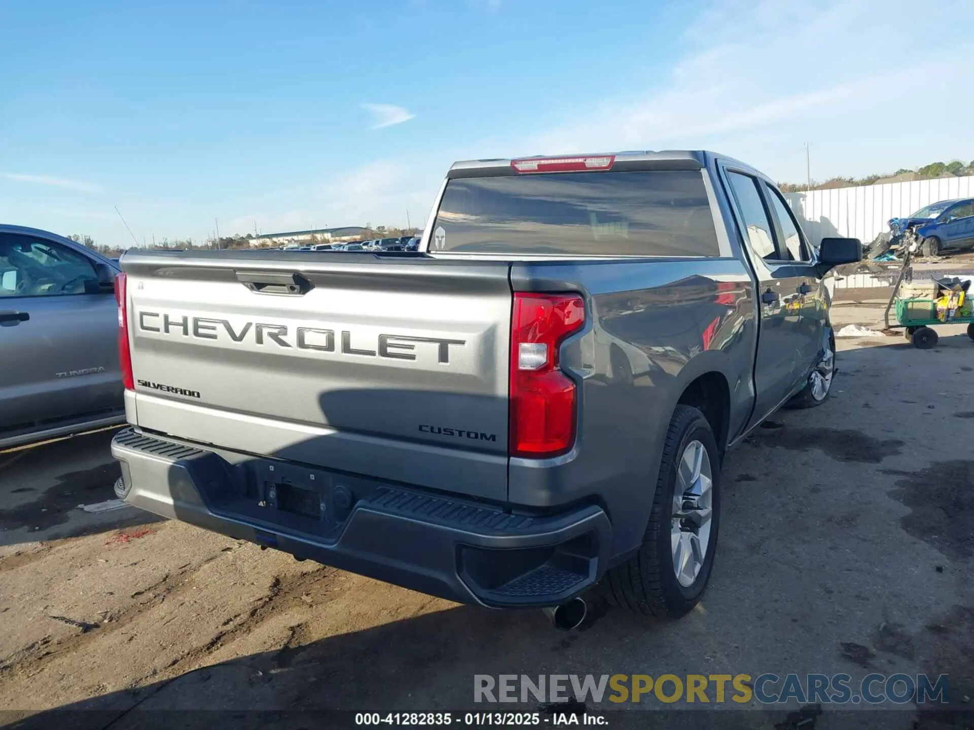 4 Photograph of a damaged car 1GCPWBEHXLZ183253 CHEVROLET SILVERADO 1500 2020