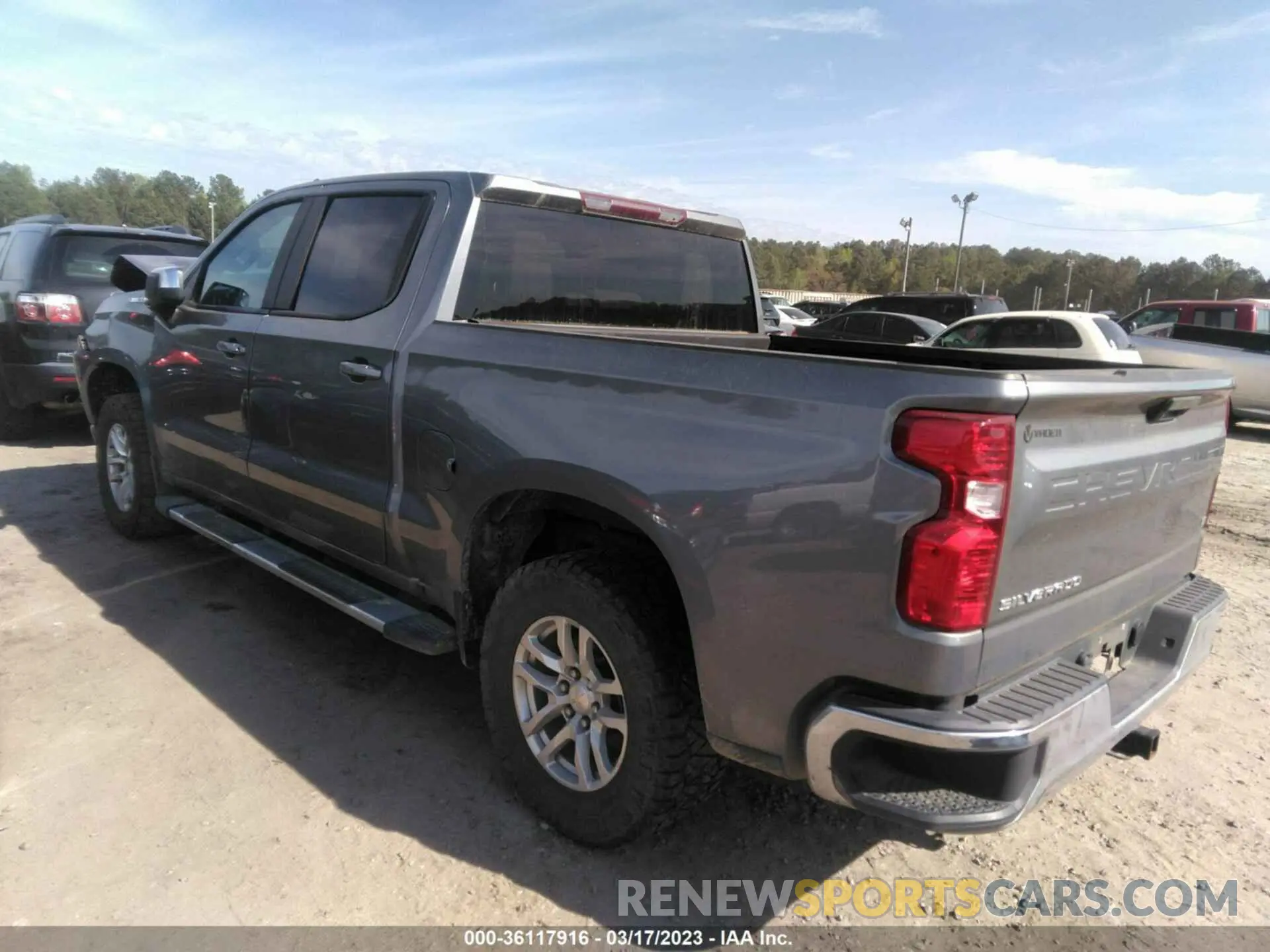 3 Photograph of a damaged car 1GCPWCED1LZ135742 CHEVROLET SILVERADO 1500 2020