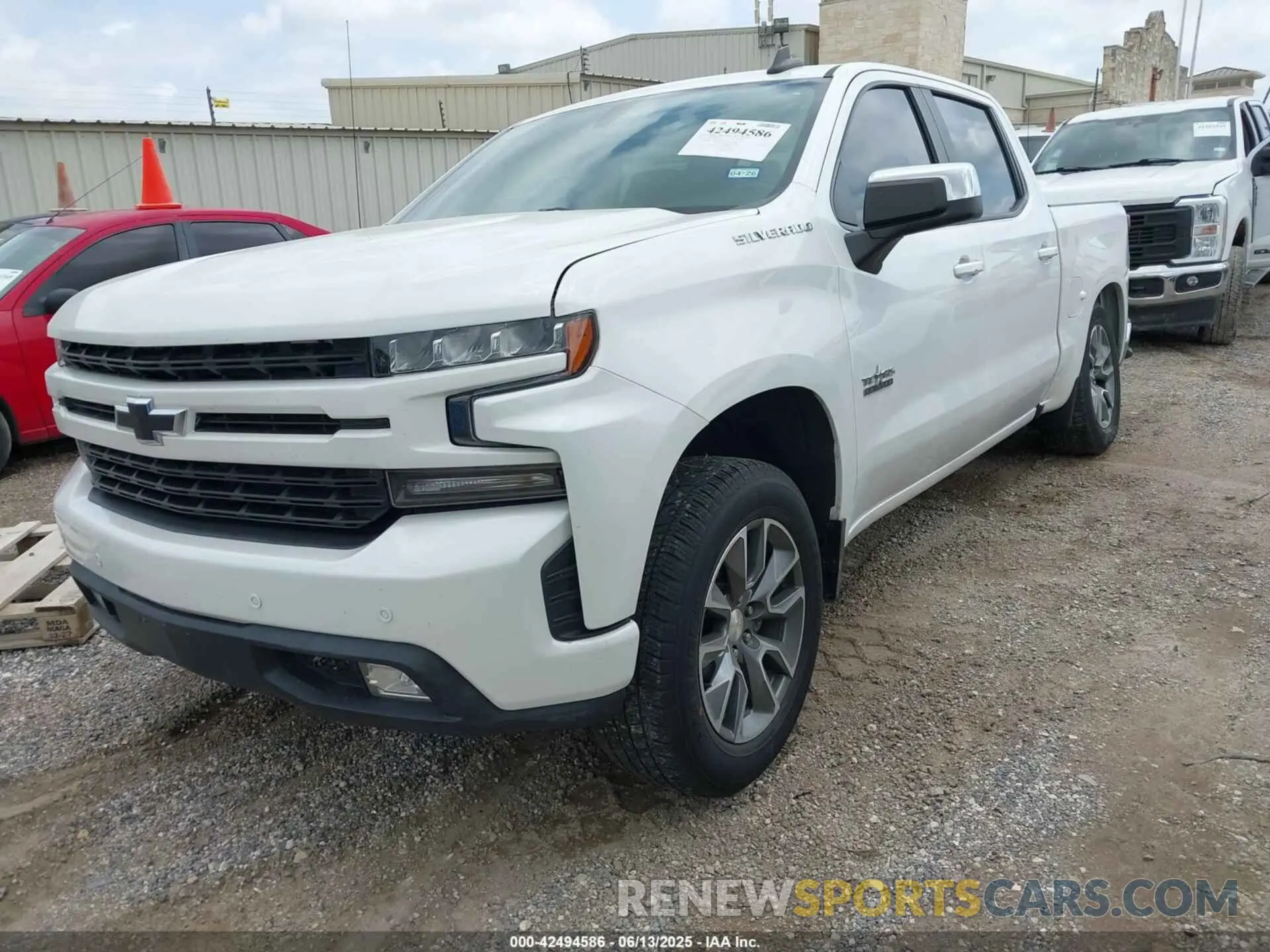 2 Photograph of a damaged car 1GCPWCED1LZ282269 CHEVROLET SILVERADO 1500 2020