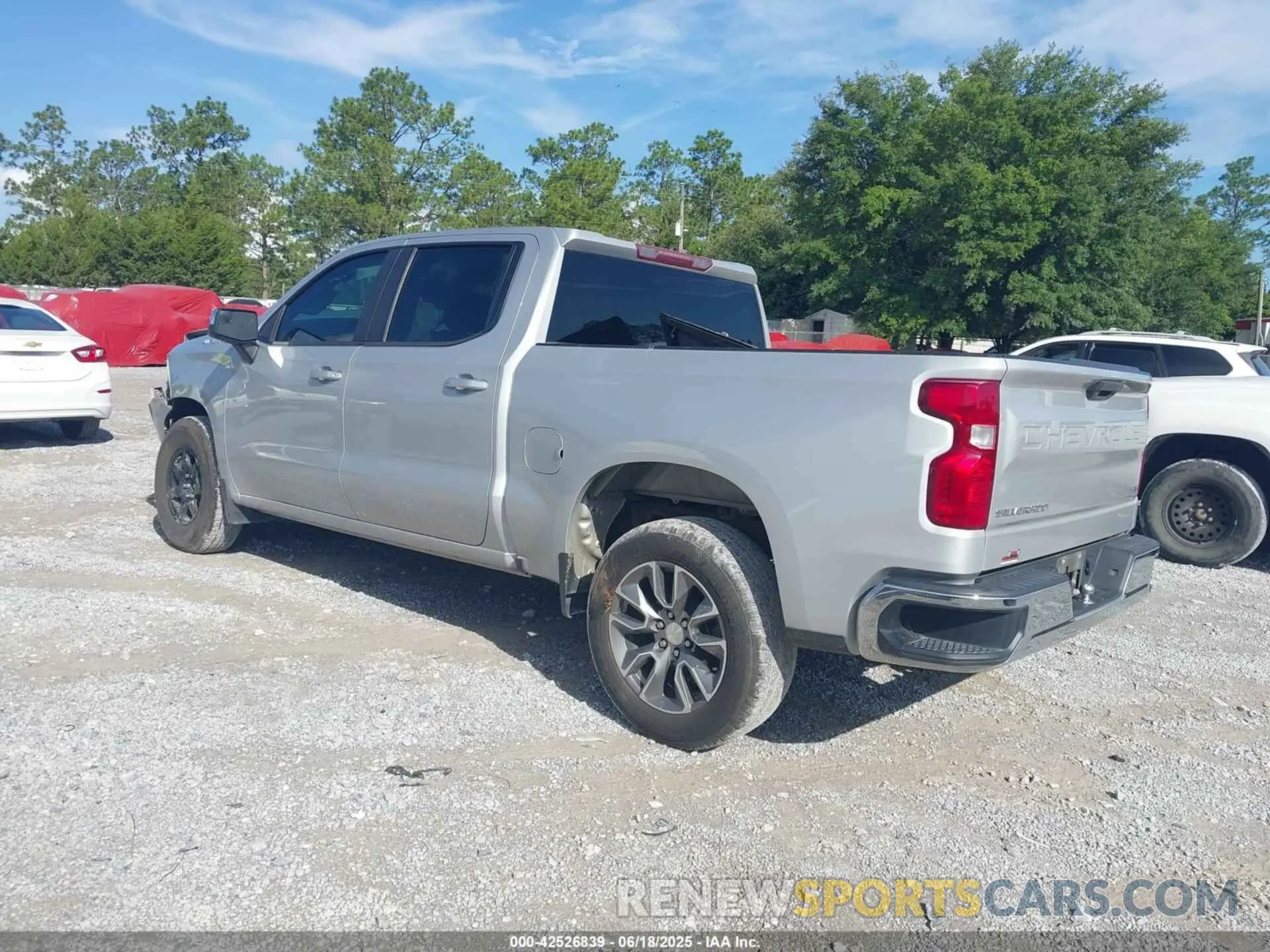 3 Photograph of a damaged car 1GCPWCED3LZ155779 CHEVROLET SILVERADO 1500 2020