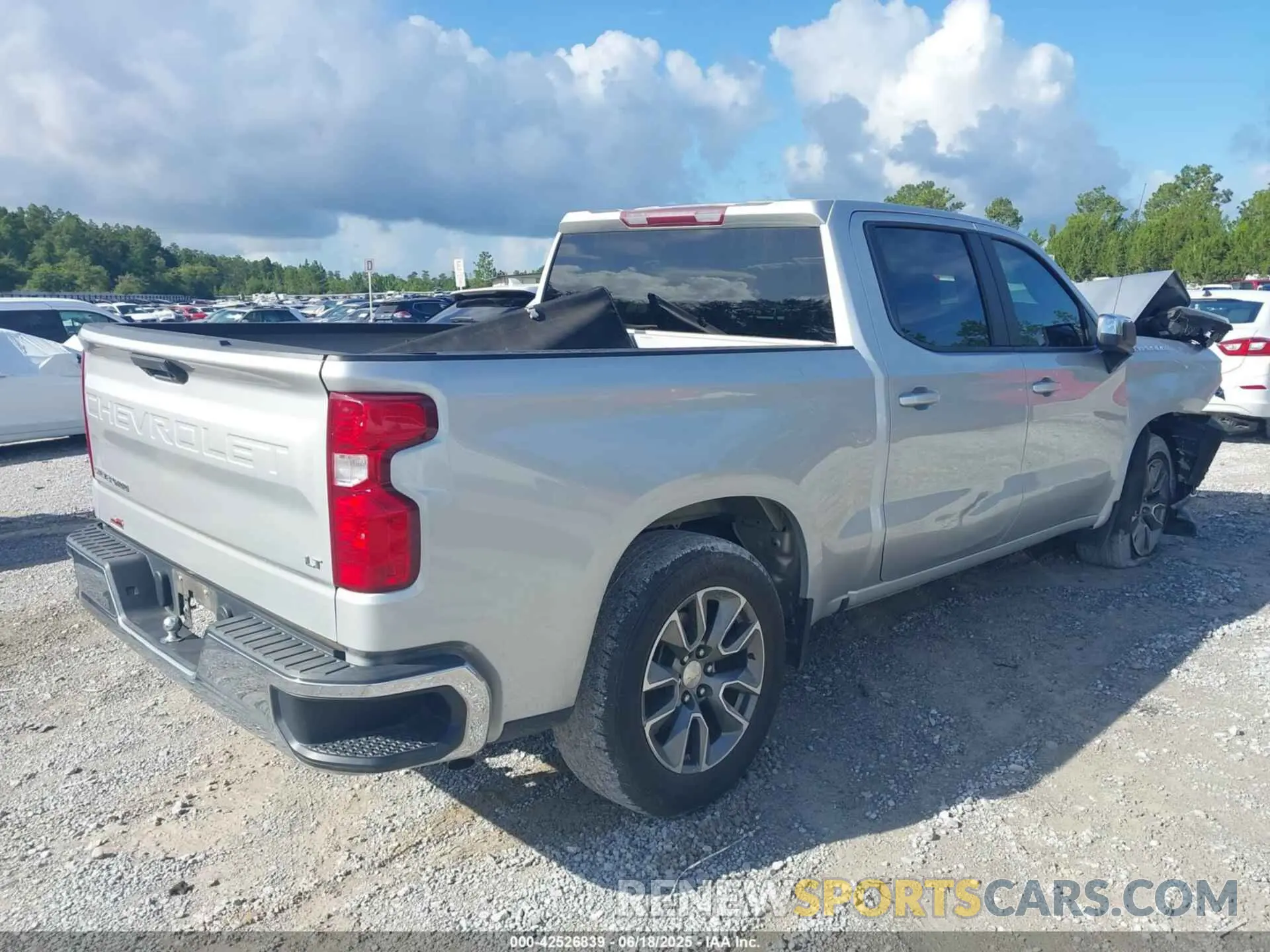 4 Photograph of a damaged car 1GCPWCED3LZ155779 CHEVROLET SILVERADO 1500 2020