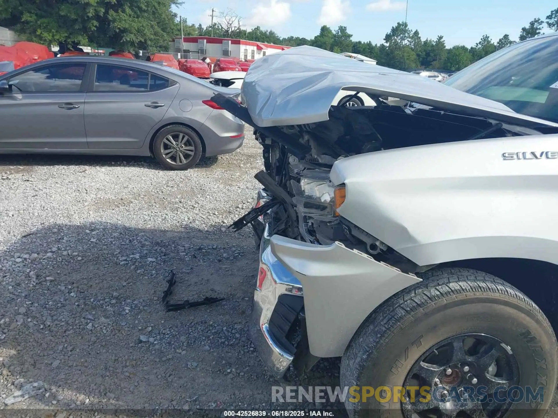 6 Photograph of a damaged car 1GCPWCED3LZ155779 CHEVROLET SILVERADO 1500 2020