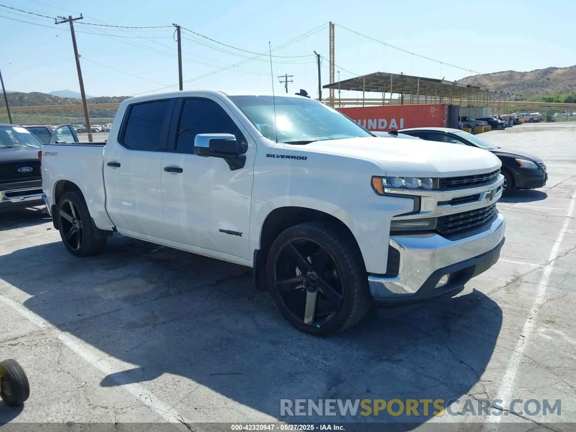 1 Photograph of a damaged car 1GCPWCED3LZ172646 CHEVROLET SILVERADO 1500 2020