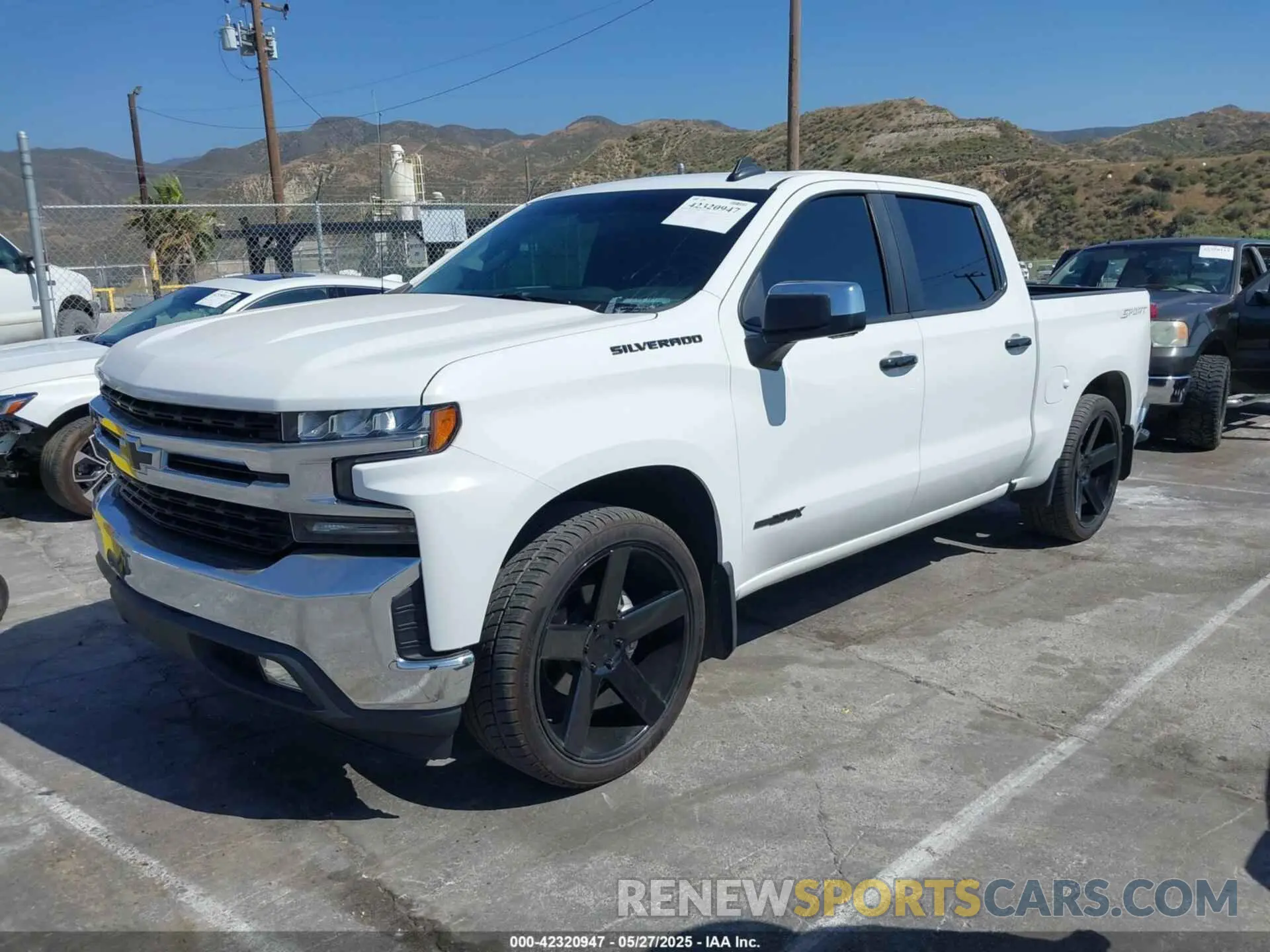 2 Photograph of a damaged car 1GCPWCED3LZ172646 CHEVROLET SILVERADO 1500 2020