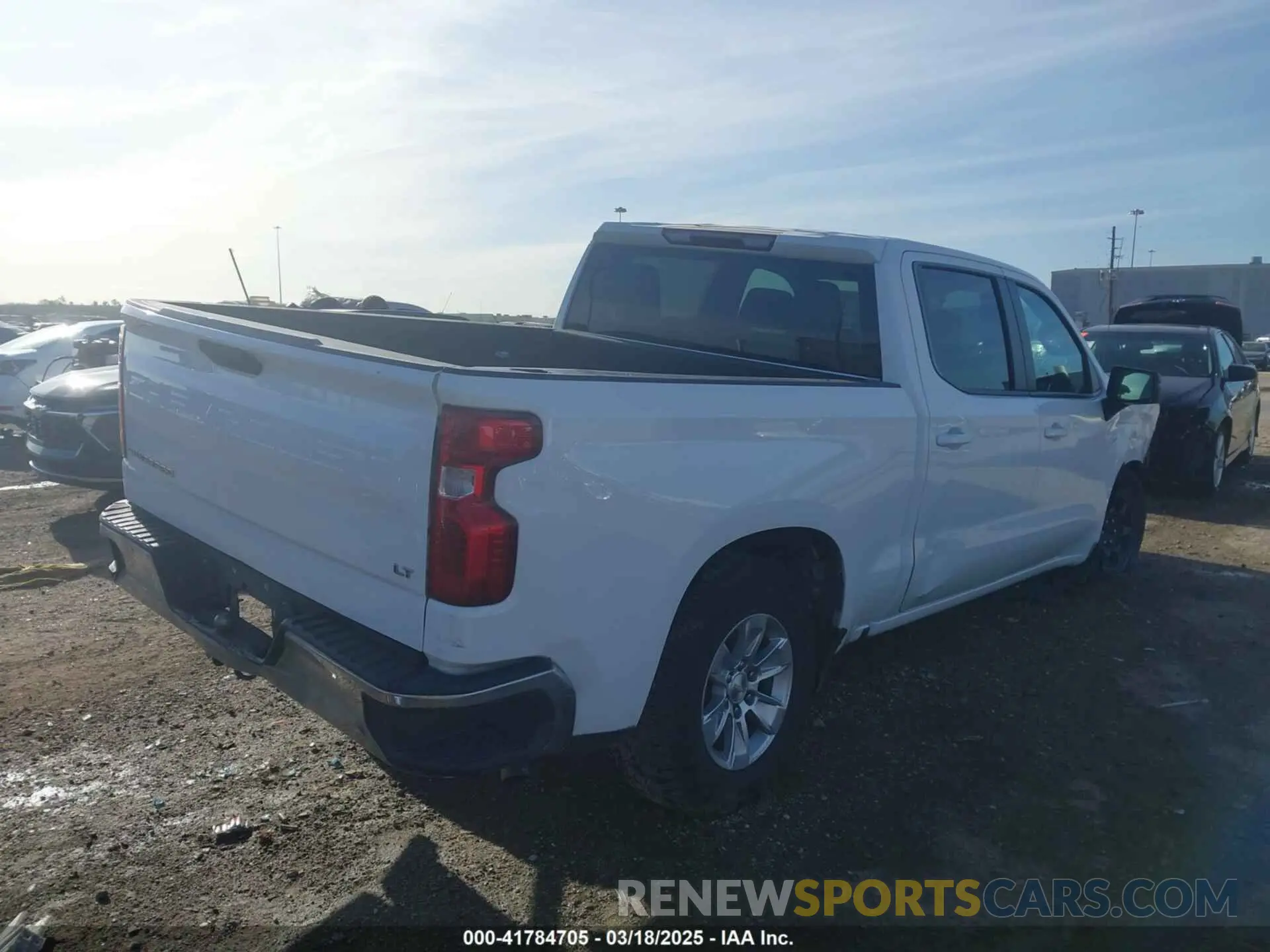 4 Photograph of a damaged car 1GCPWCED8LZ252315 CHEVROLET SILVERADO 1500 2020