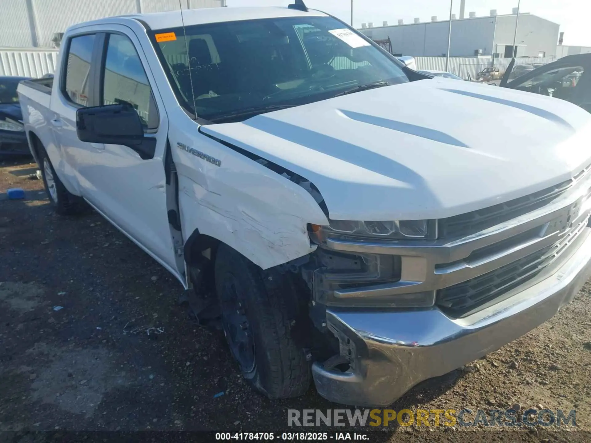 6 Photograph of a damaged car 1GCPWCED8LZ252315 CHEVROLET SILVERADO 1500 2020