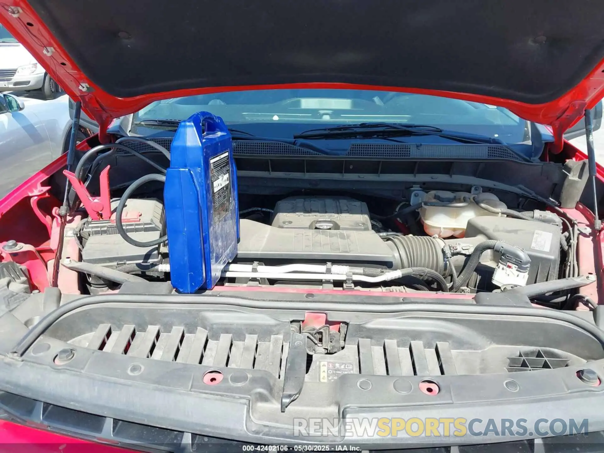 10 Photograph of a damaged car 1GCPWDEK2LZ328082 CHEVROLET SILVERADO 1500 2020