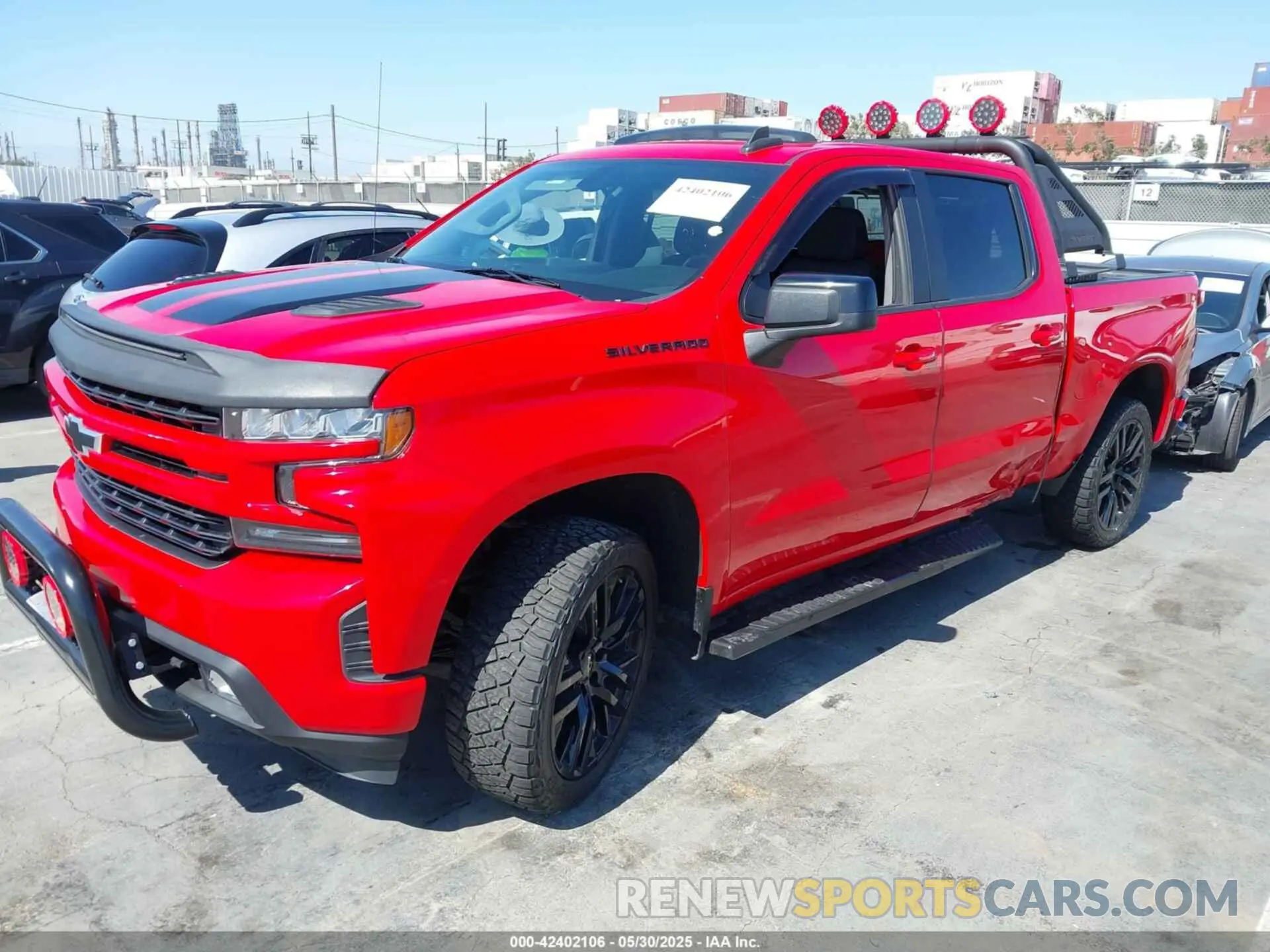 2 Photograph of a damaged car 1GCPWDEK2LZ328082 CHEVROLET SILVERADO 1500 2020