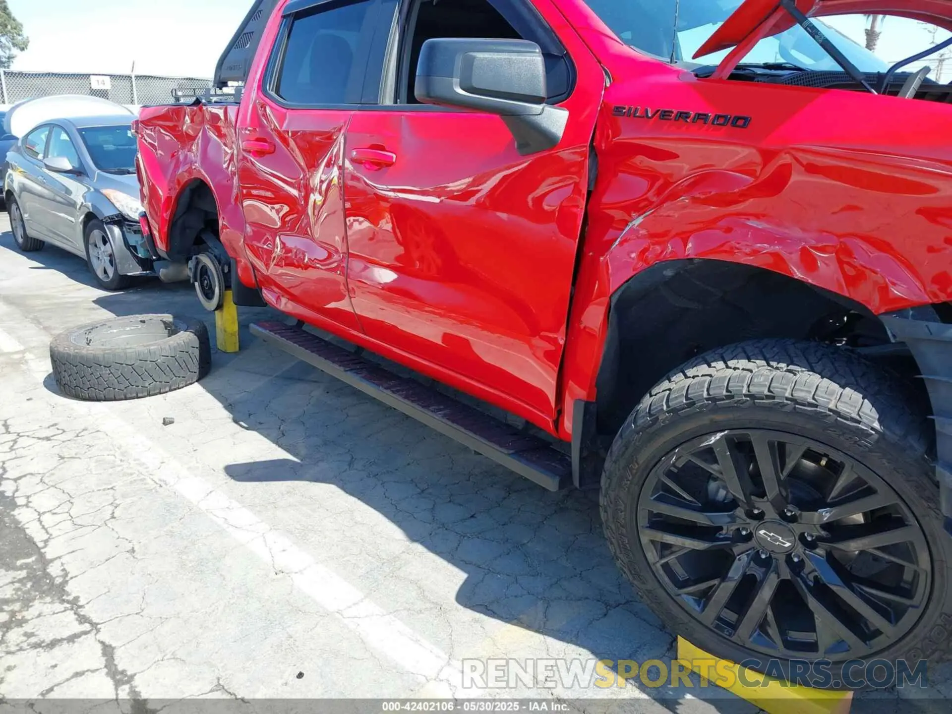 6 Photograph of a damaged car 1GCPWDEK2LZ328082 CHEVROLET SILVERADO 1500 2020