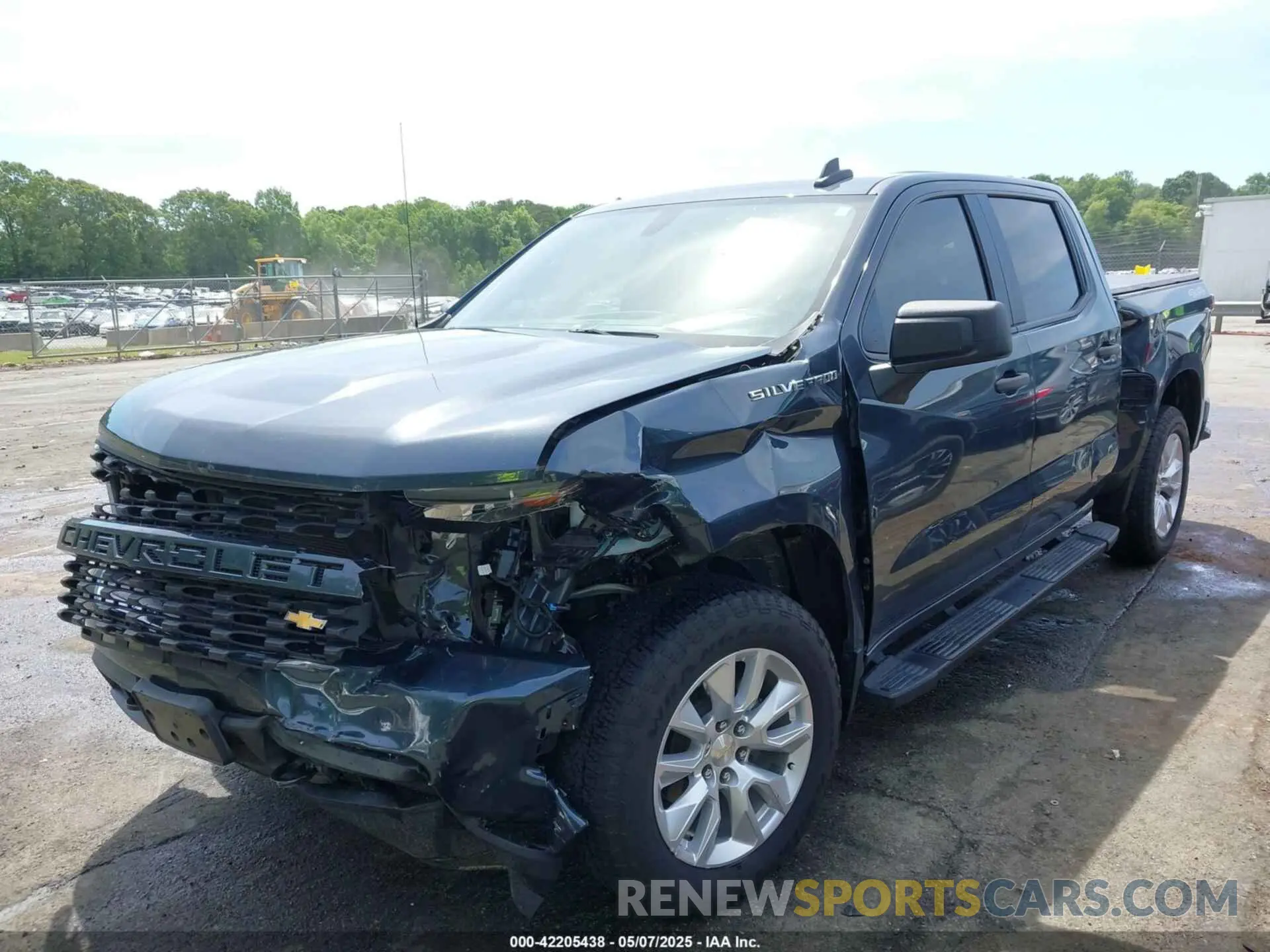 2 Photograph of a damaged car 1GCPYBEH8LZ206345 CHEVROLET SILVERADO 1500 2020
