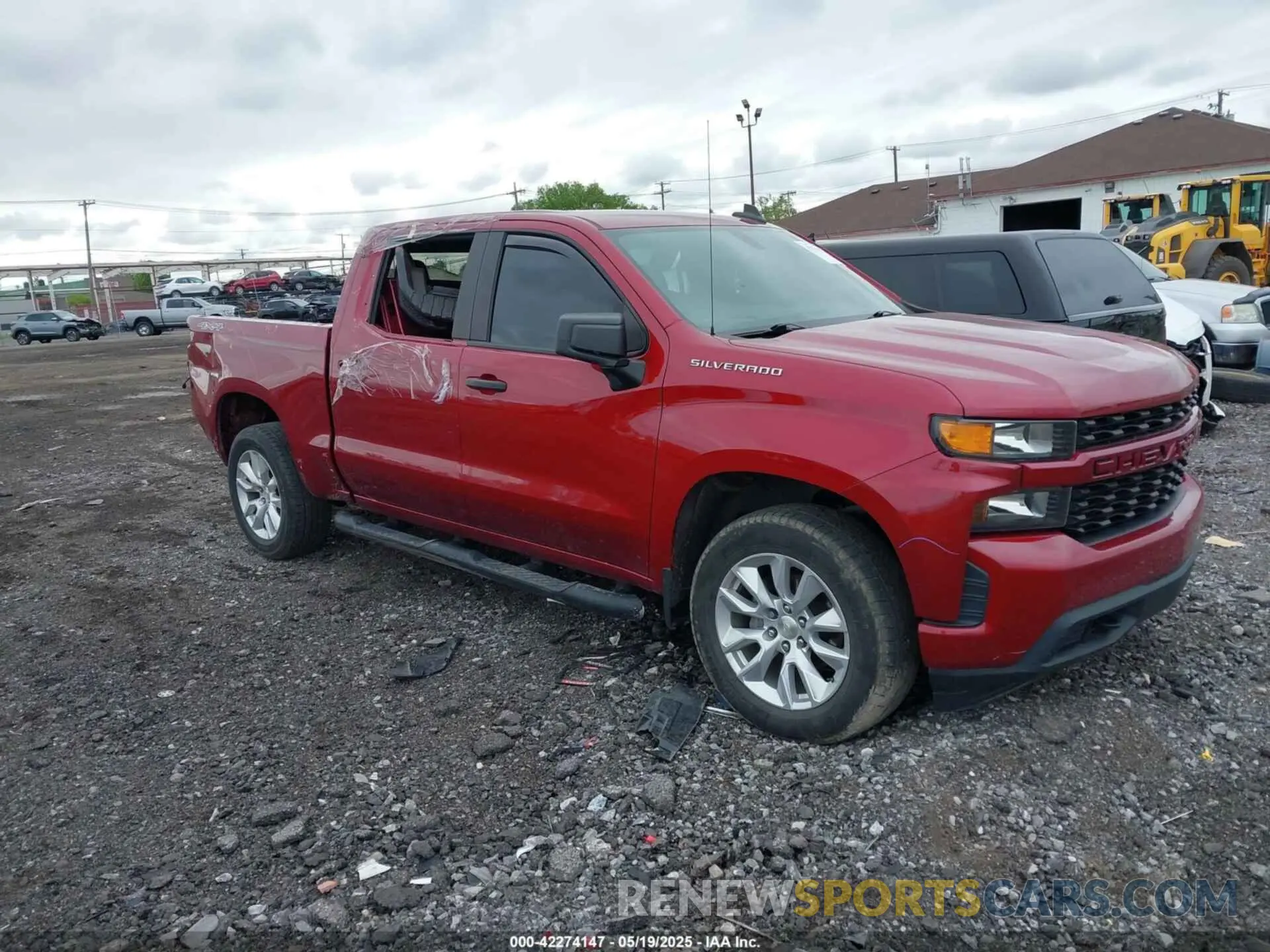 1 Photograph of a damaged car 1GCPYBEK7LZ310563 CHEVROLET SILVERADO 1500 2020