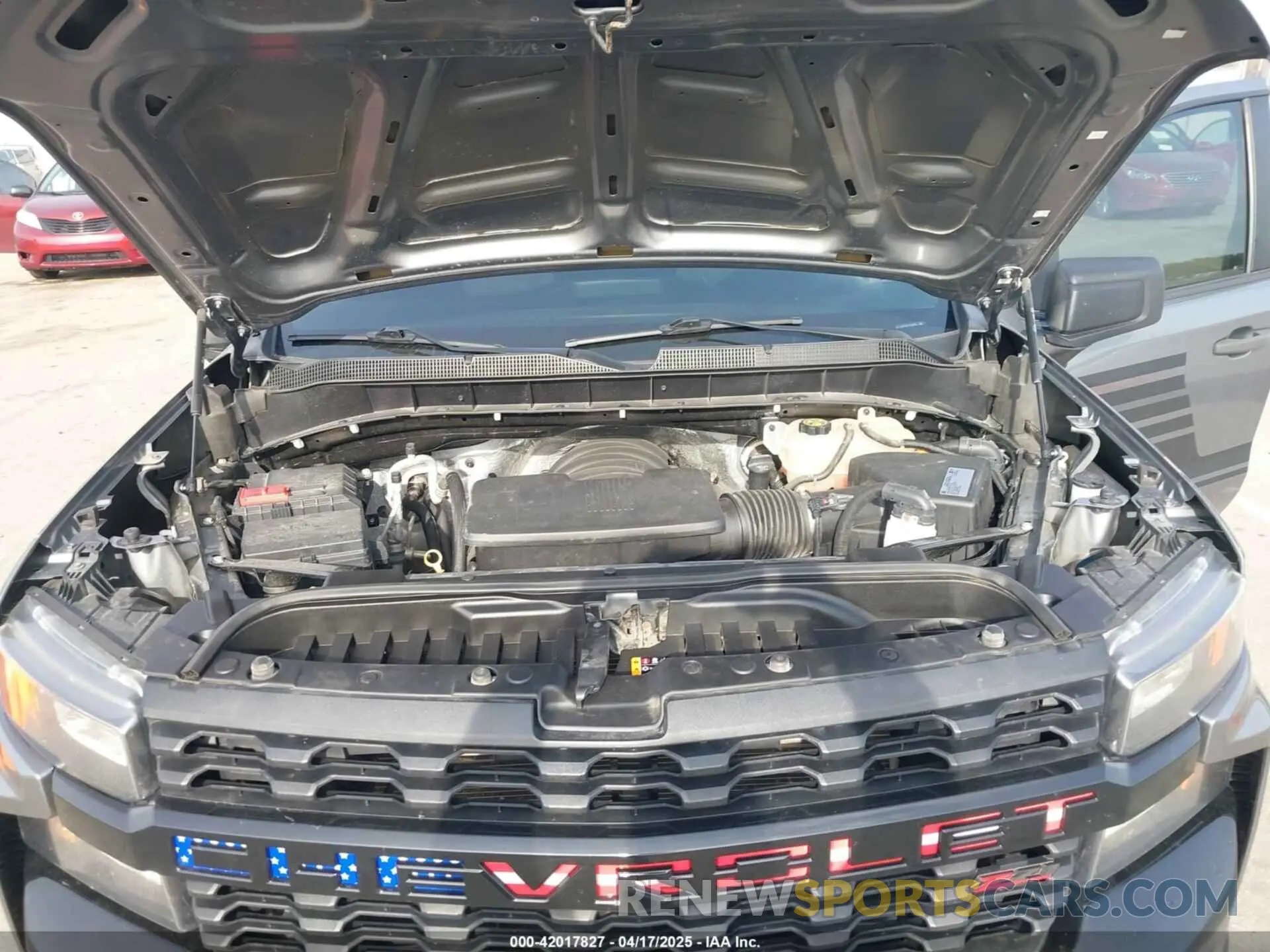 10 Photograph of a damaged car 1GCPYCEF0LZ258847 CHEVROLET SILVERADO 1500 2020