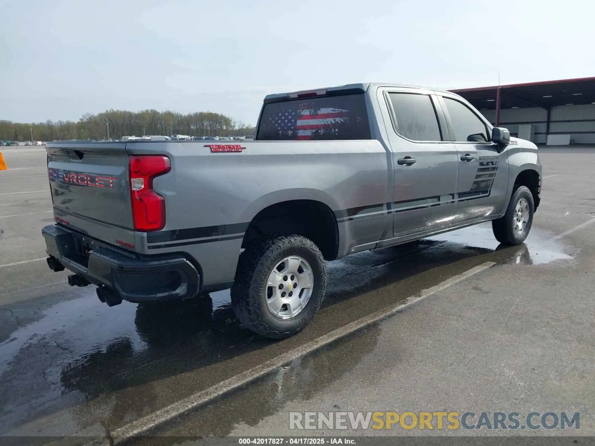 4 Photograph of a damaged car 1GCPYCEF0LZ258847 CHEVROLET SILVERADO 1500 2020