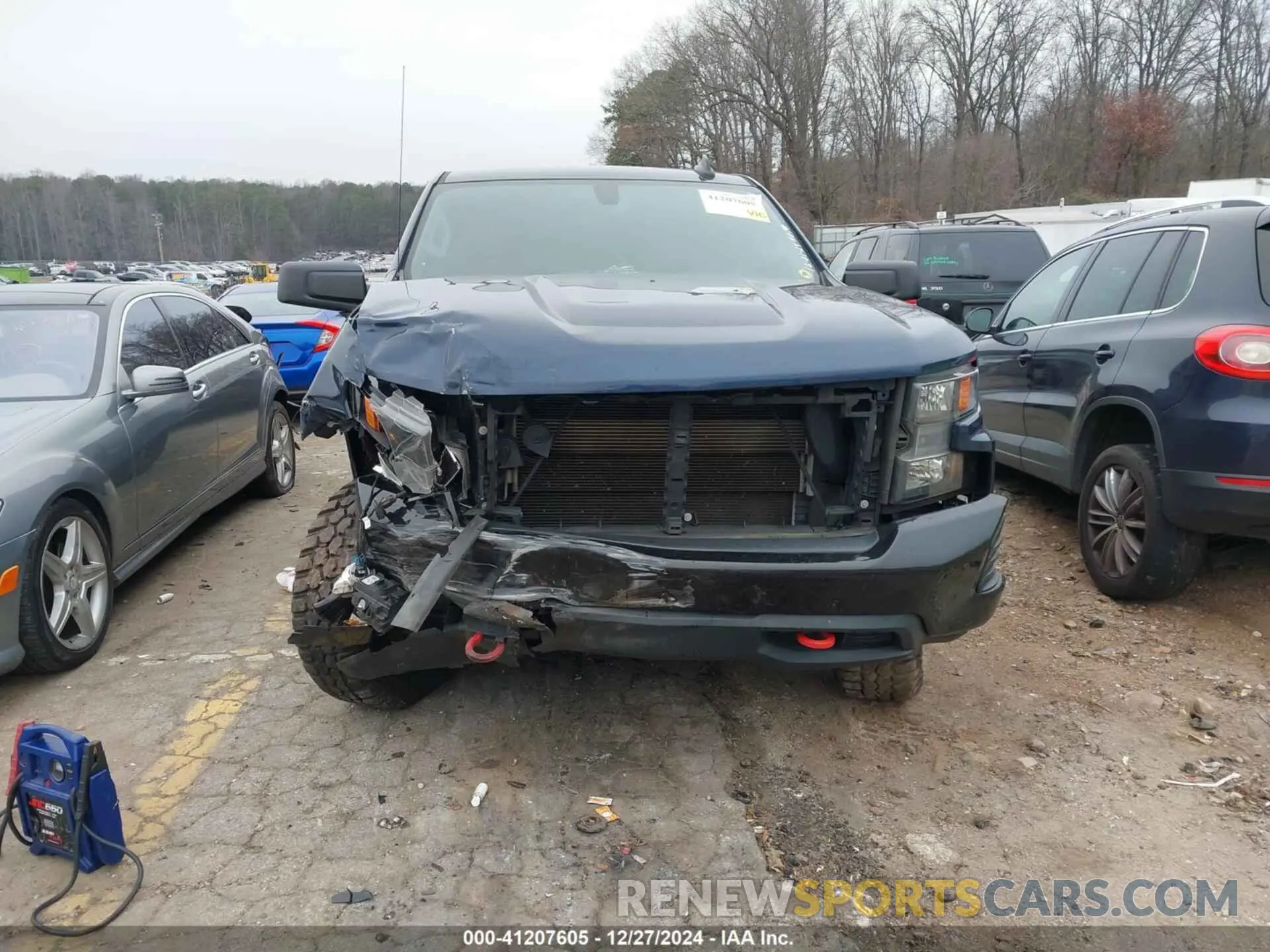 6 Photograph of a damaged car 1GCPYCEF1LZ127023 CHEVROLET SILVERADO 1500 2020