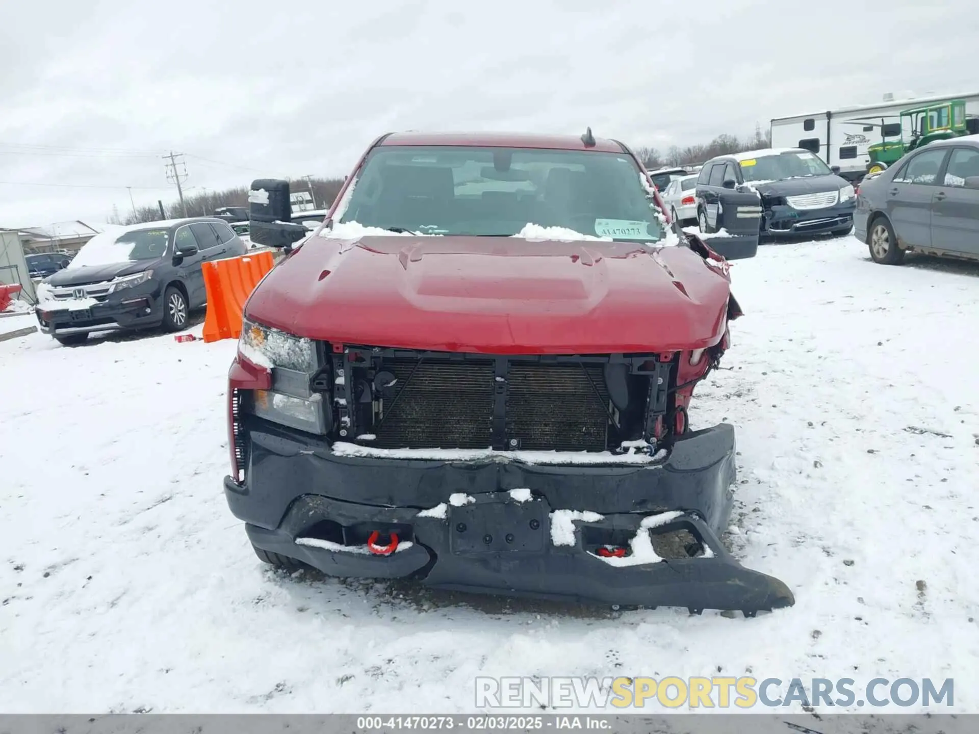 12 Photograph of a damaged car 1GCPYCEF1LZ230720 CHEVROLET SILVERADO 1500 2020