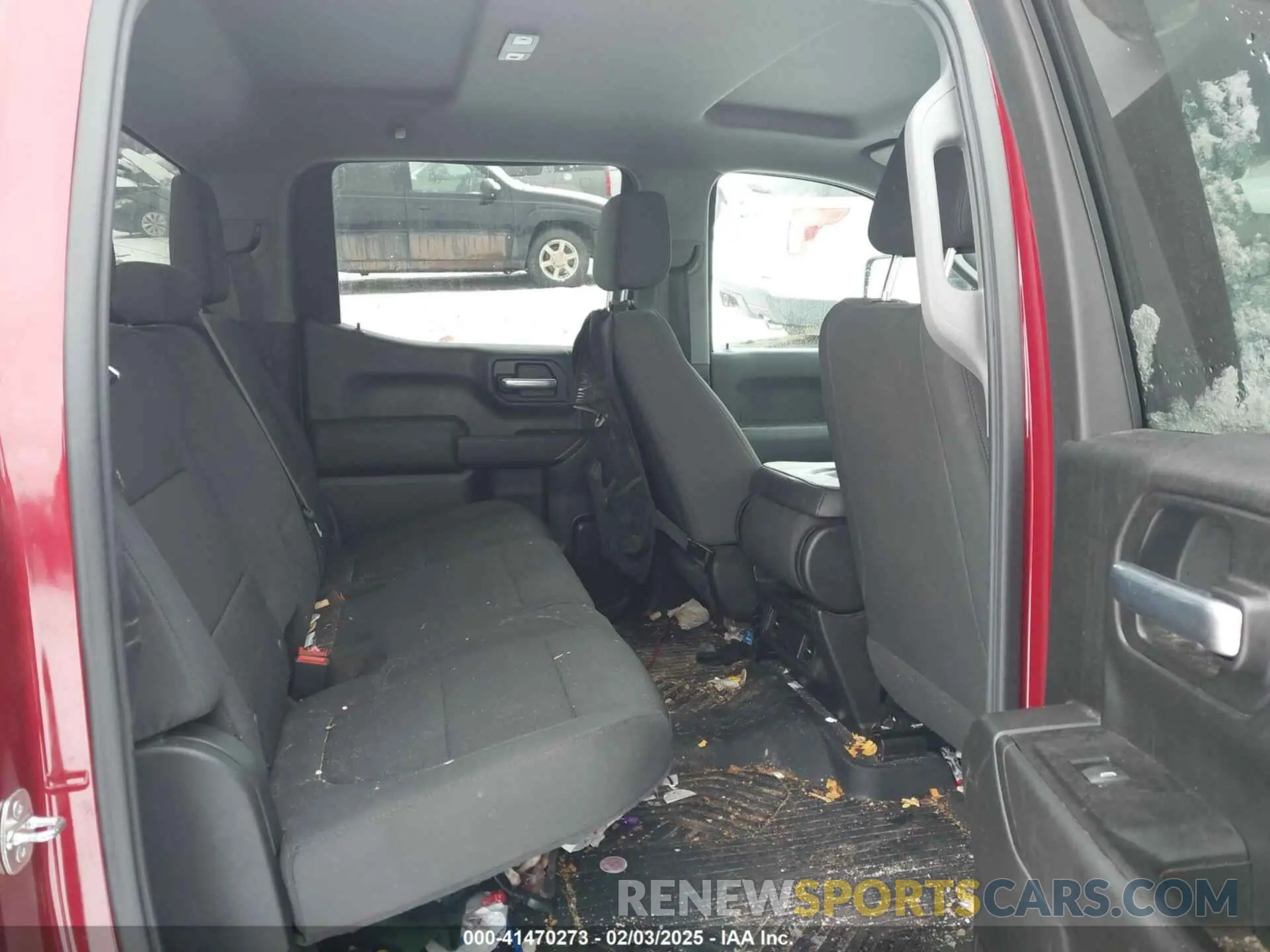 8 Photograph of a damaged car 1GCPYCEF1LZ230720 CHEVROLET SILVERADO 1500 2020
