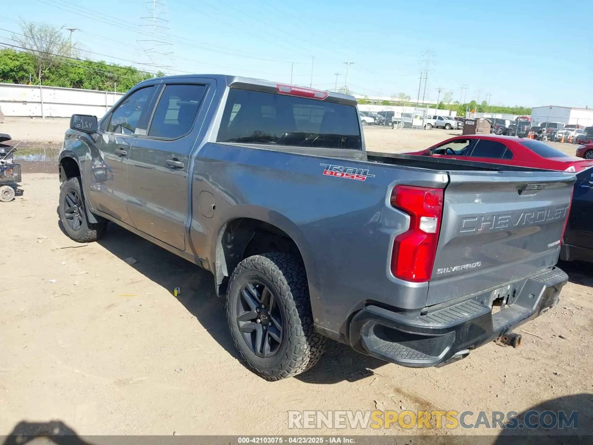 3 Photograph of a damaged car 1GCPYCEF4LZ157889 CHEVROLET SILVERADO 1500 2020
