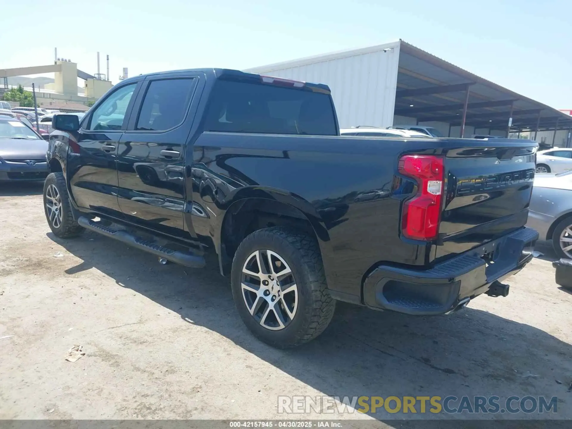 3 Photograph of a damaged car 1GCPYCEF9LZ193108 CHEVROLET SILVERADO 1500 2020