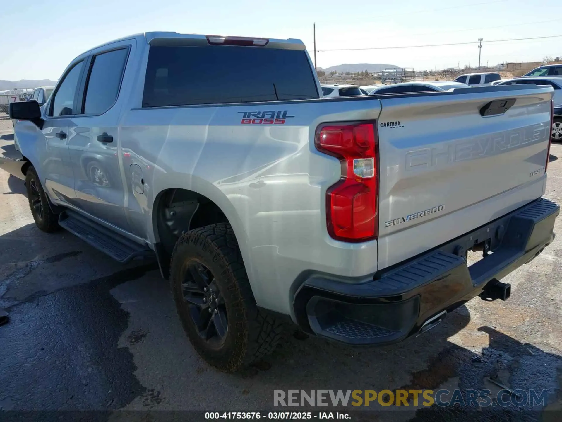 3 Photograph of a damaged car 1GCPYCEFXLZ122516 CHEVROLET SILVERADO 1500 2020