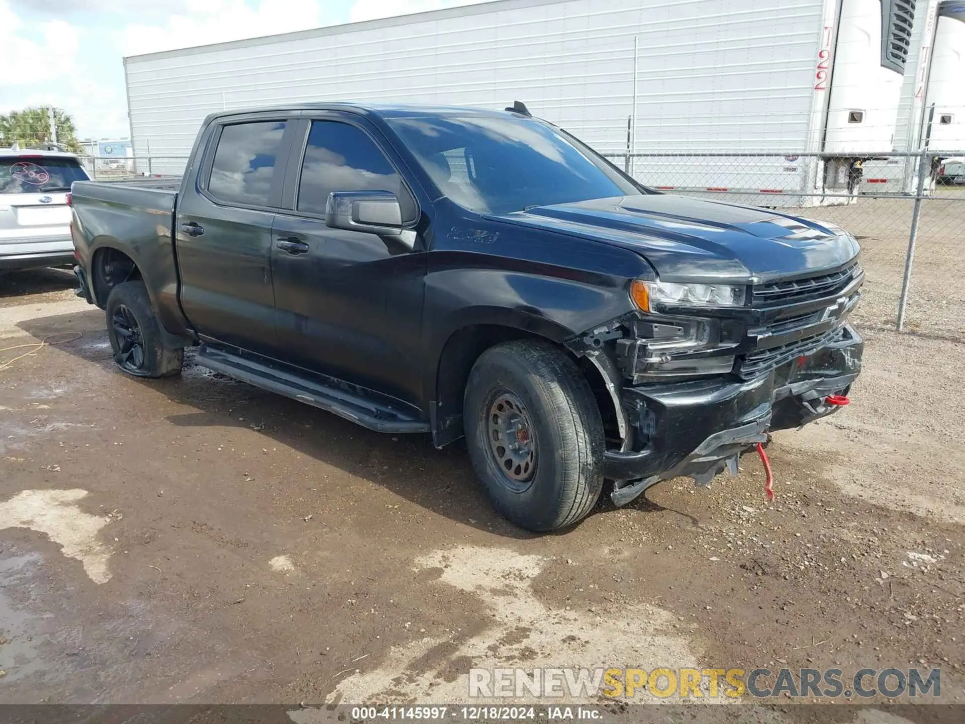1 Photograph of a damaged car 1GCPYFED3LZ175820 CHEVROLET SILVERADO 1500 2020