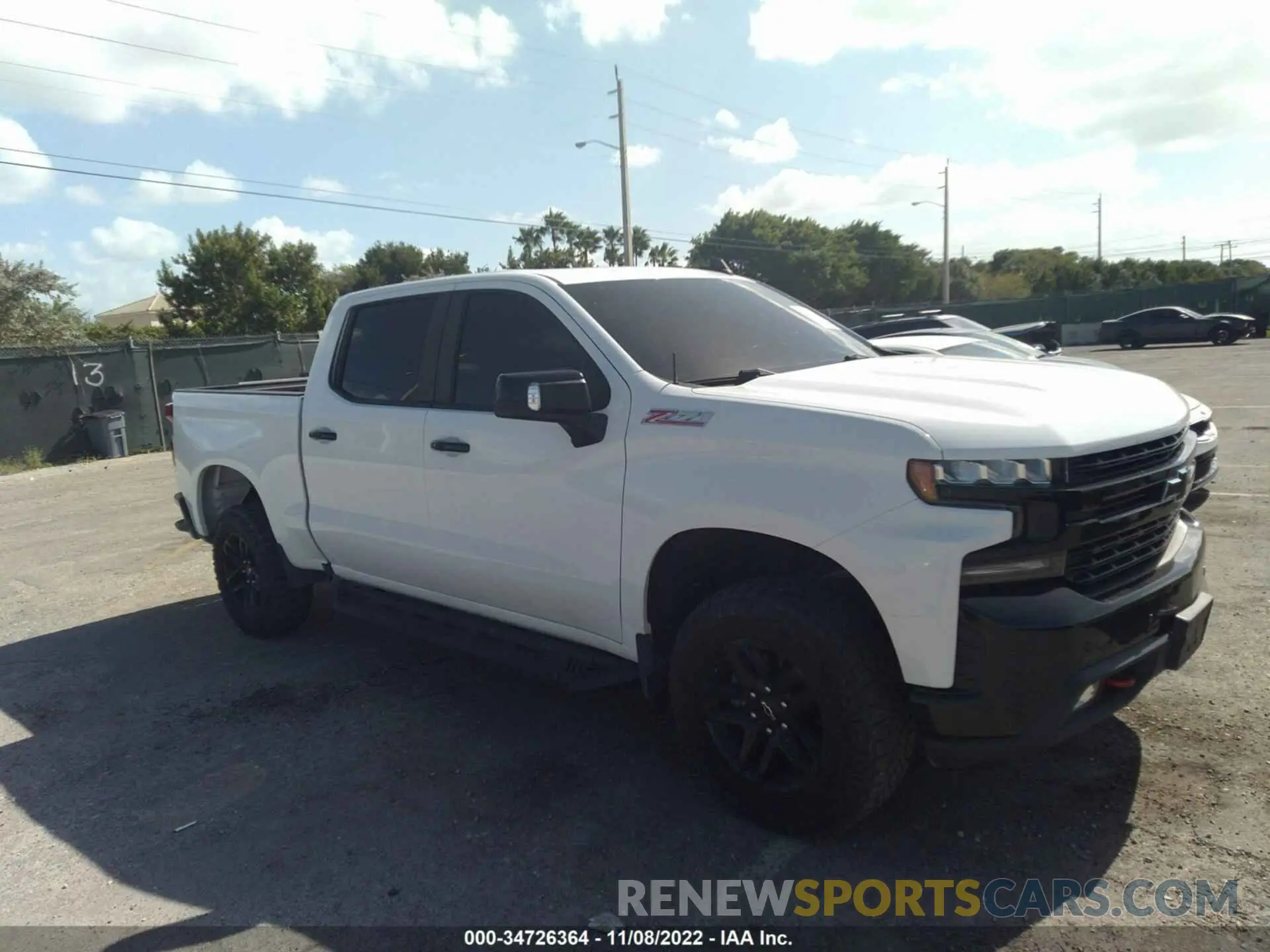 1 Photograph of a damaged car 1GCPYFED6LZ137417 CHEVROLET SILVERADO 1500 2020