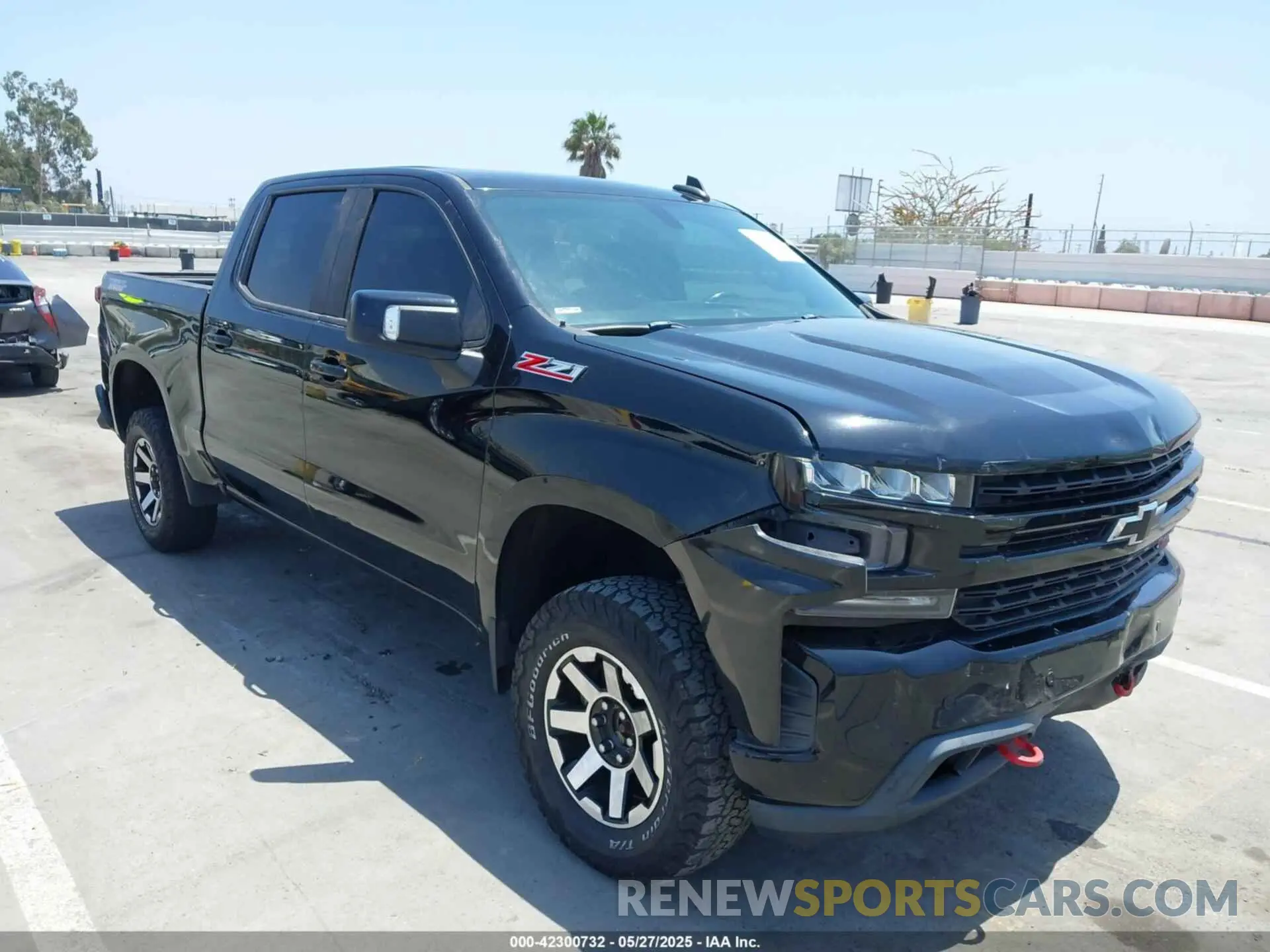 1 Photograph of a damaged car 1GCPYFED6LZ205621 CHEVROLET SILVERADO 1500 2020